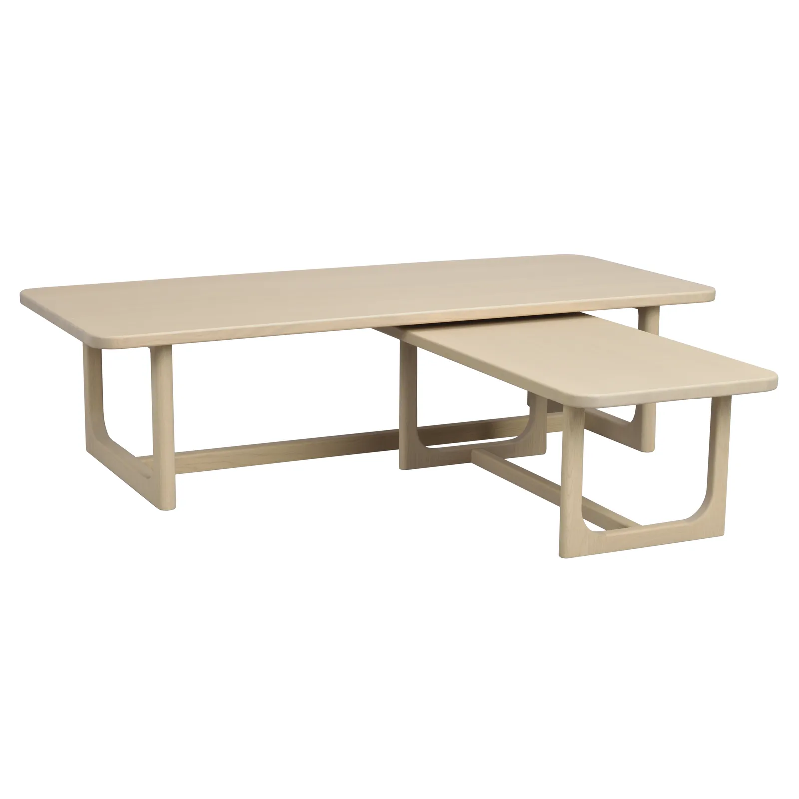 DRISCOLL Couchtisch aus Eiche Weiß pigmentiert 103x50x37cm - Image 7