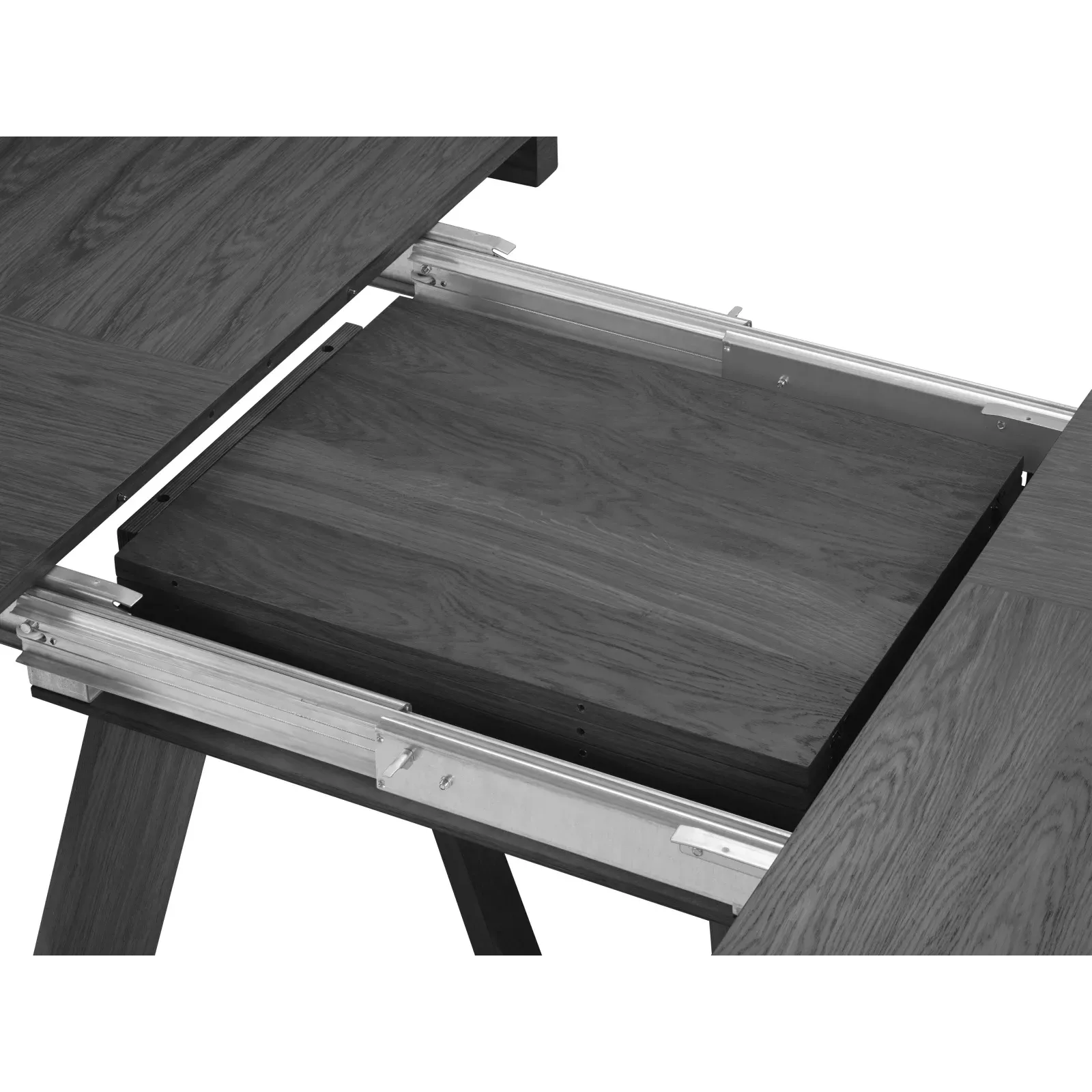 Dustin ausziehbarer Tisch Platte aus Eichenfurnier und Beine aus Eiche, 130-230 cm - Image 21