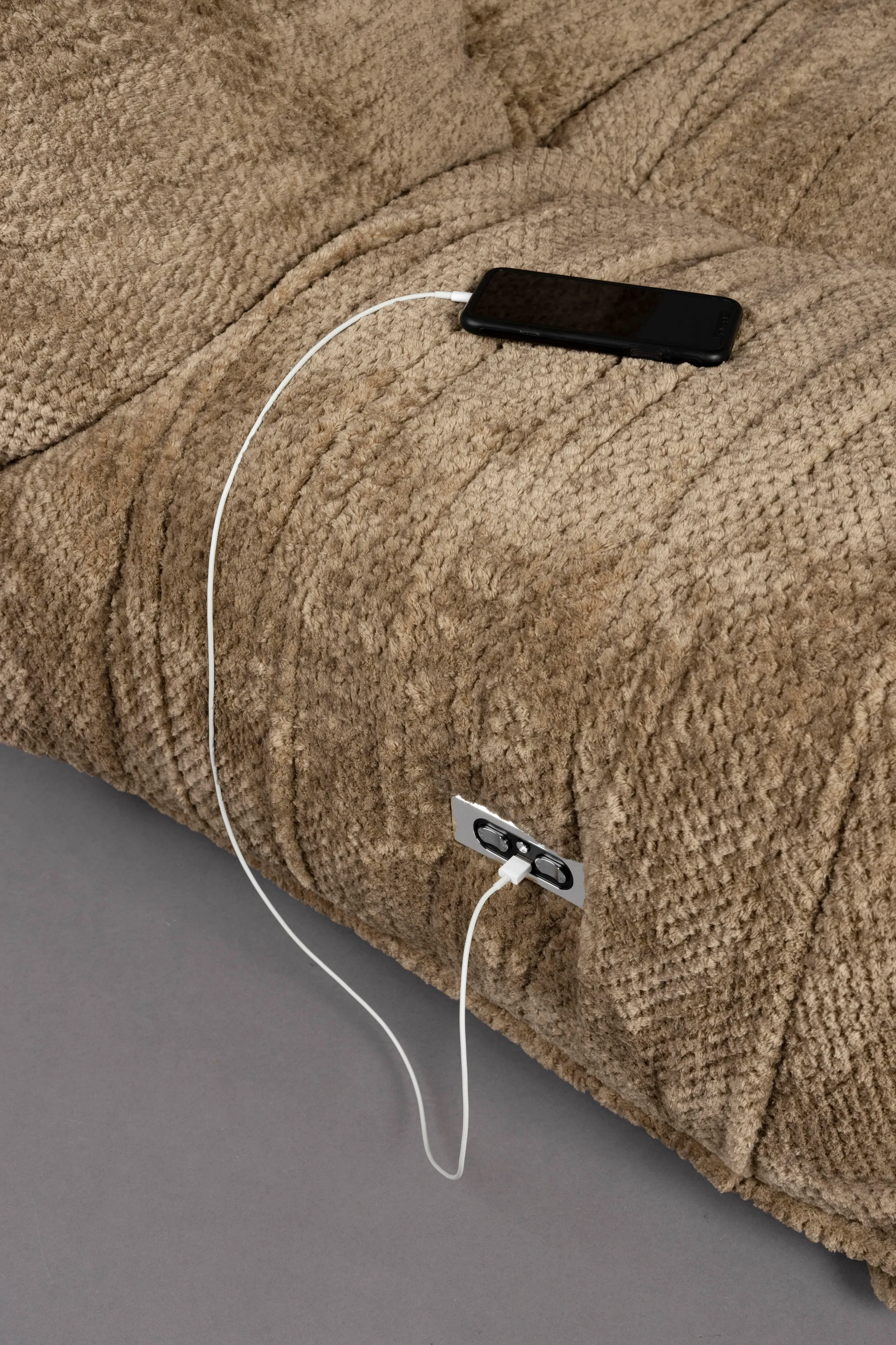 Hamilton Lounge Sessel elektrisch verstellbar Braun 114x88x95 - Image 12