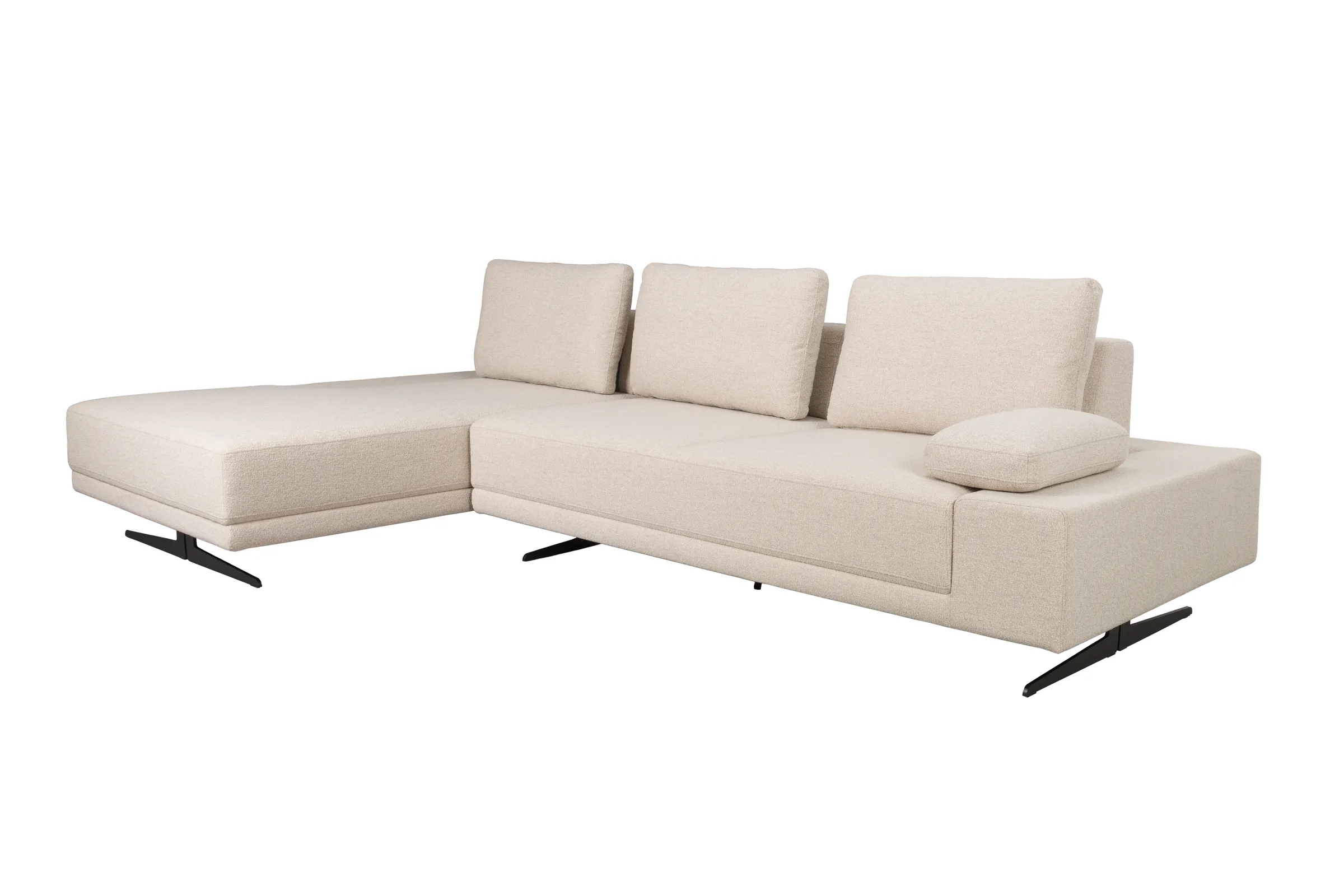 Shelly Sofa Chaiselongue Links Off-White 308x184x90 - Image 2