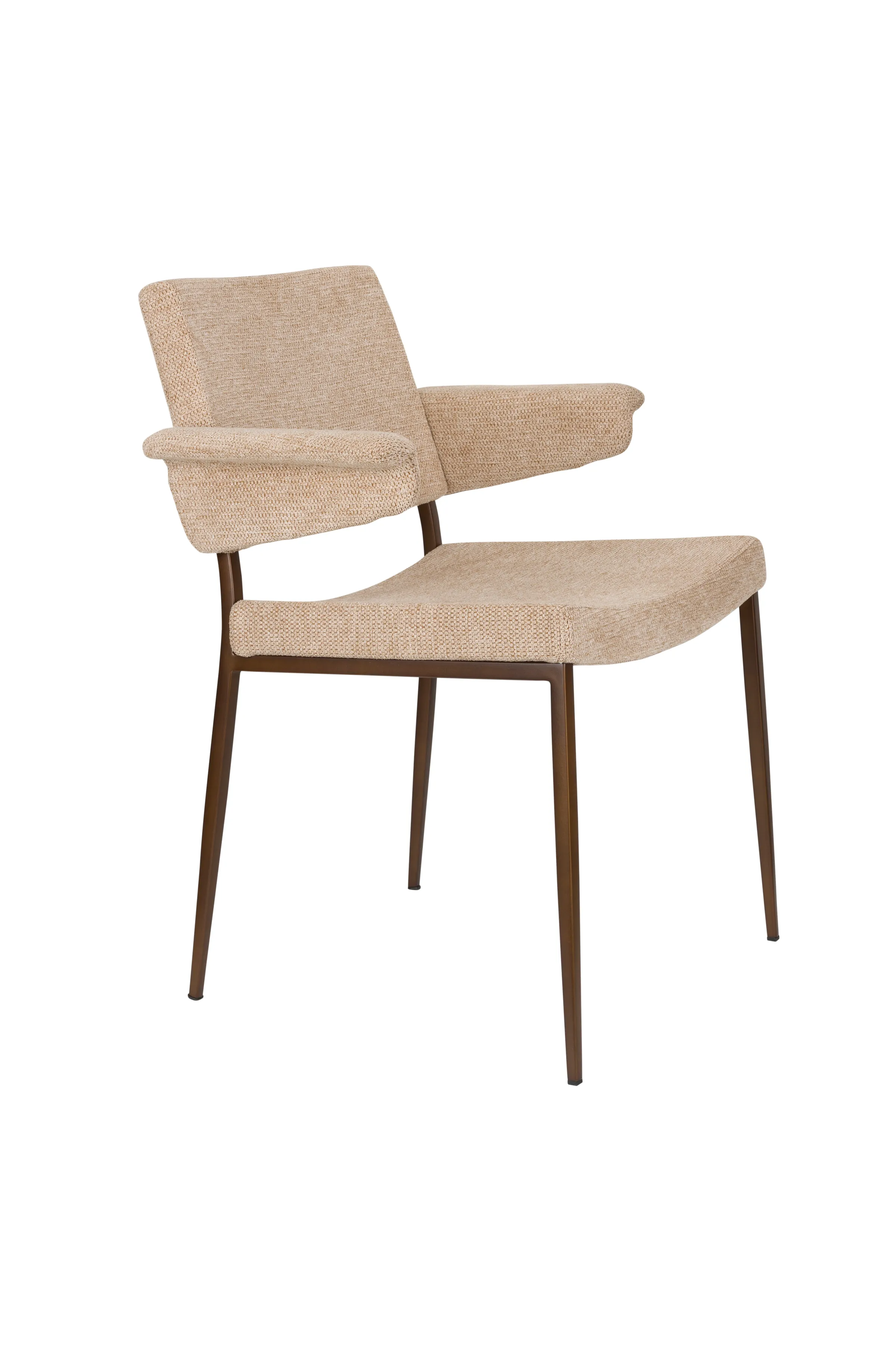 Stuhl Portland mit Armlehne Beige