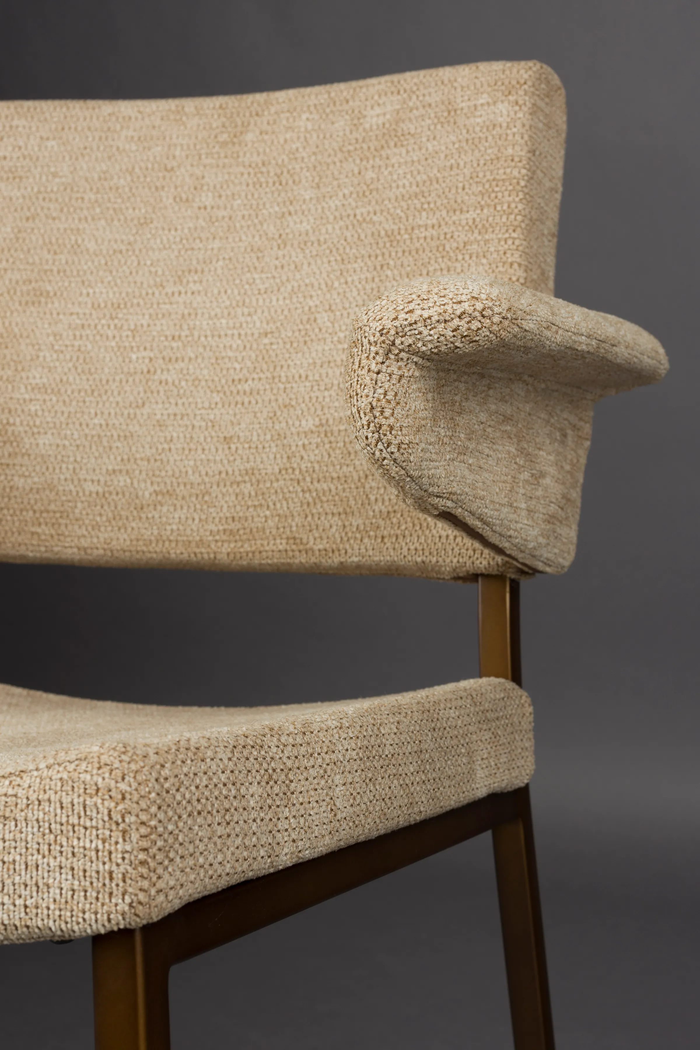 Stuhl Portland mit Armlehne Beige - Image 4