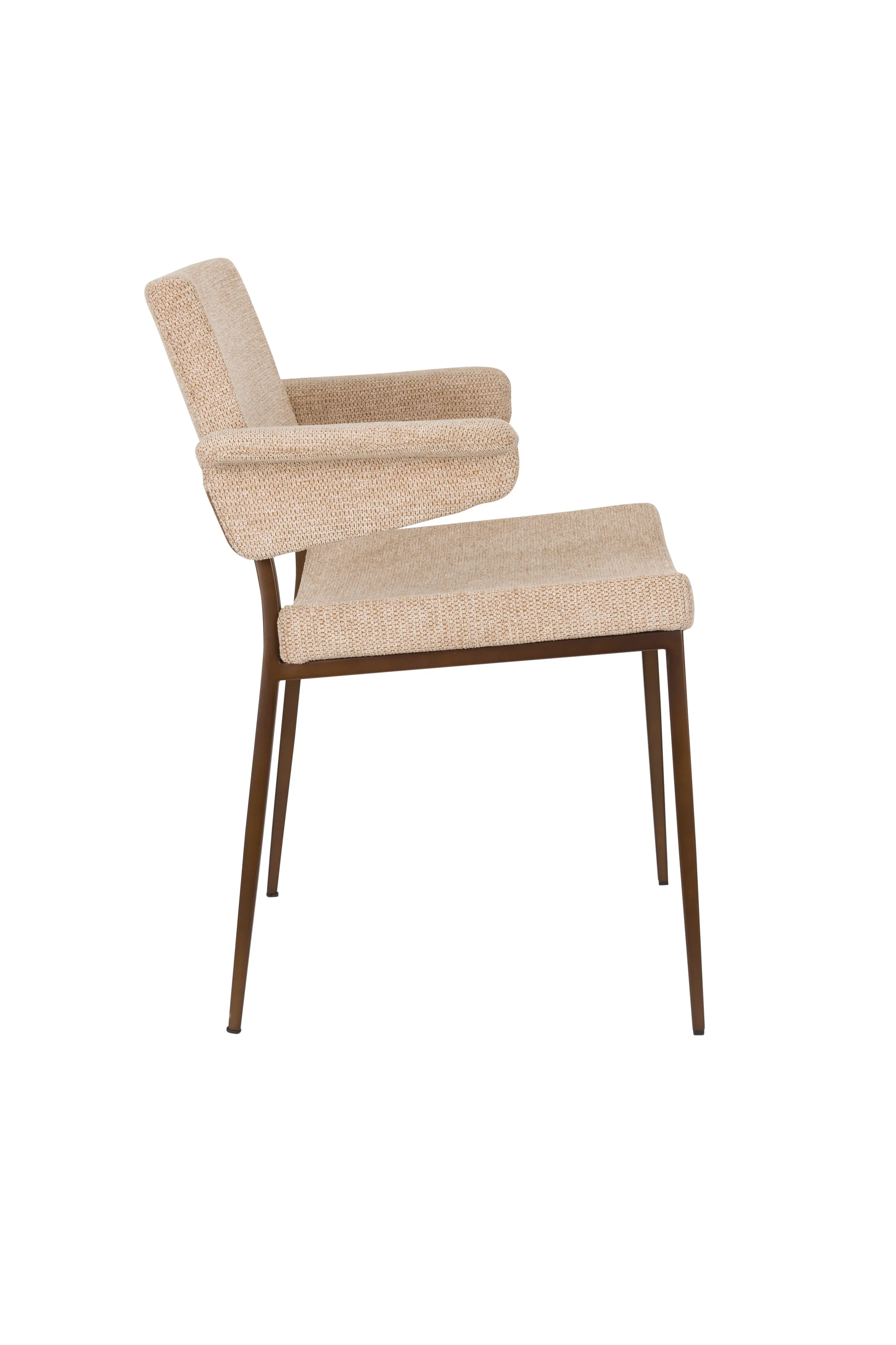 Stuhl Portland mit Armlehne Beige - Image 5