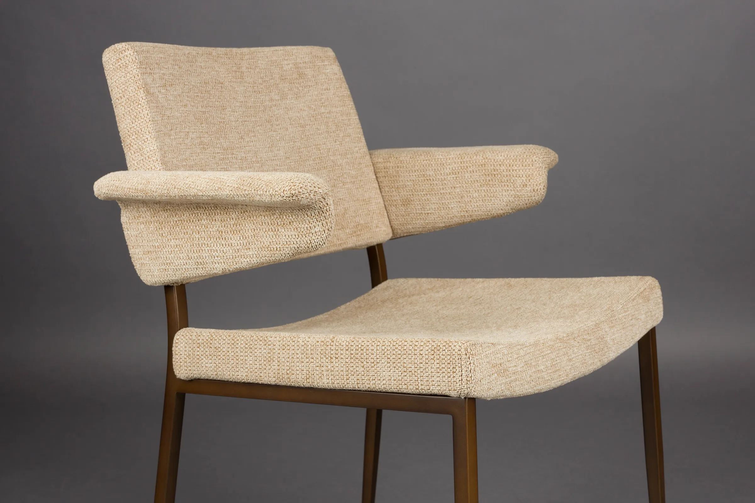 Stuhl Portland mit Armlehne Beige - Image 9