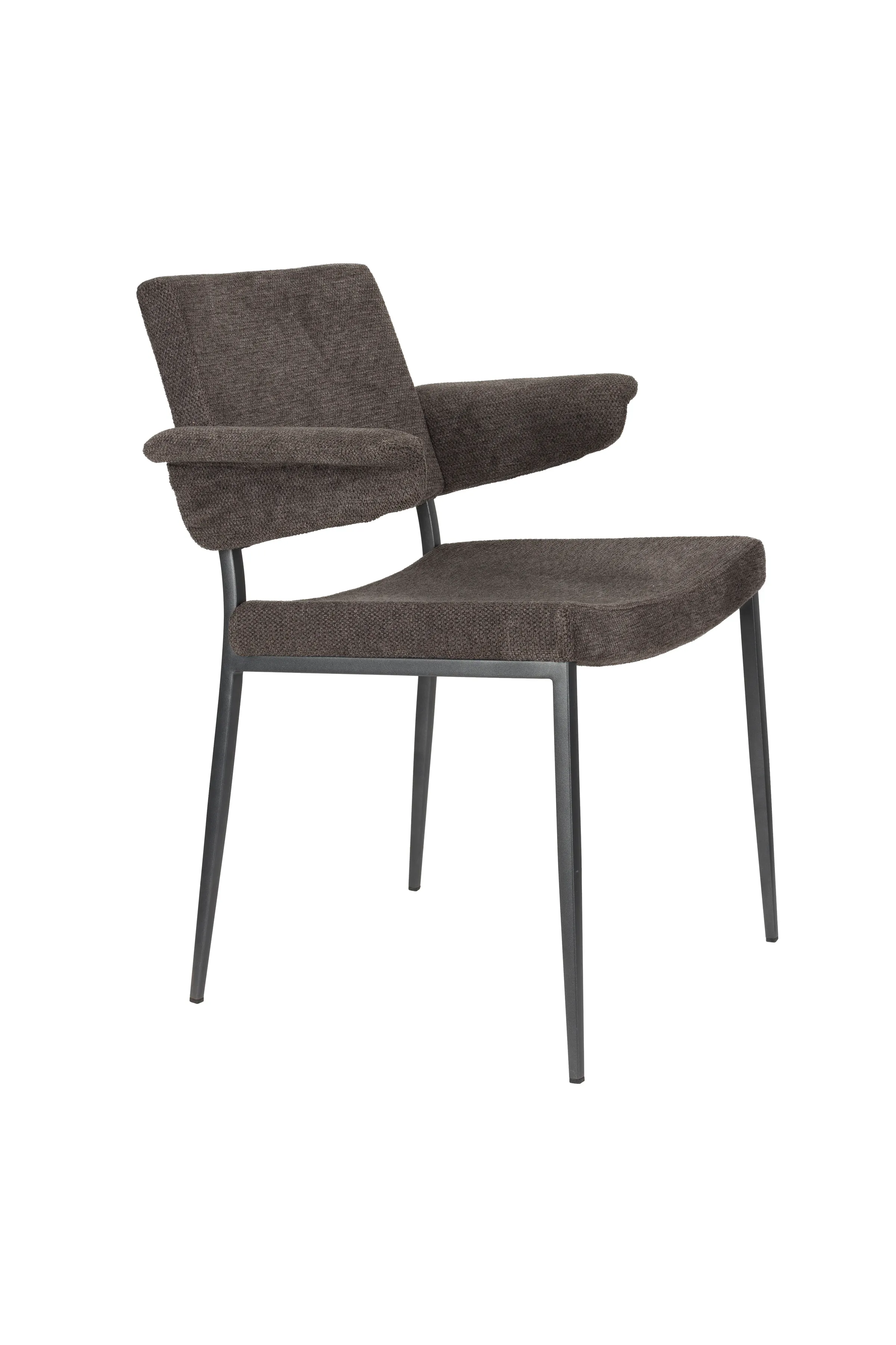 Stuhl Portland mit Armlehne Grau