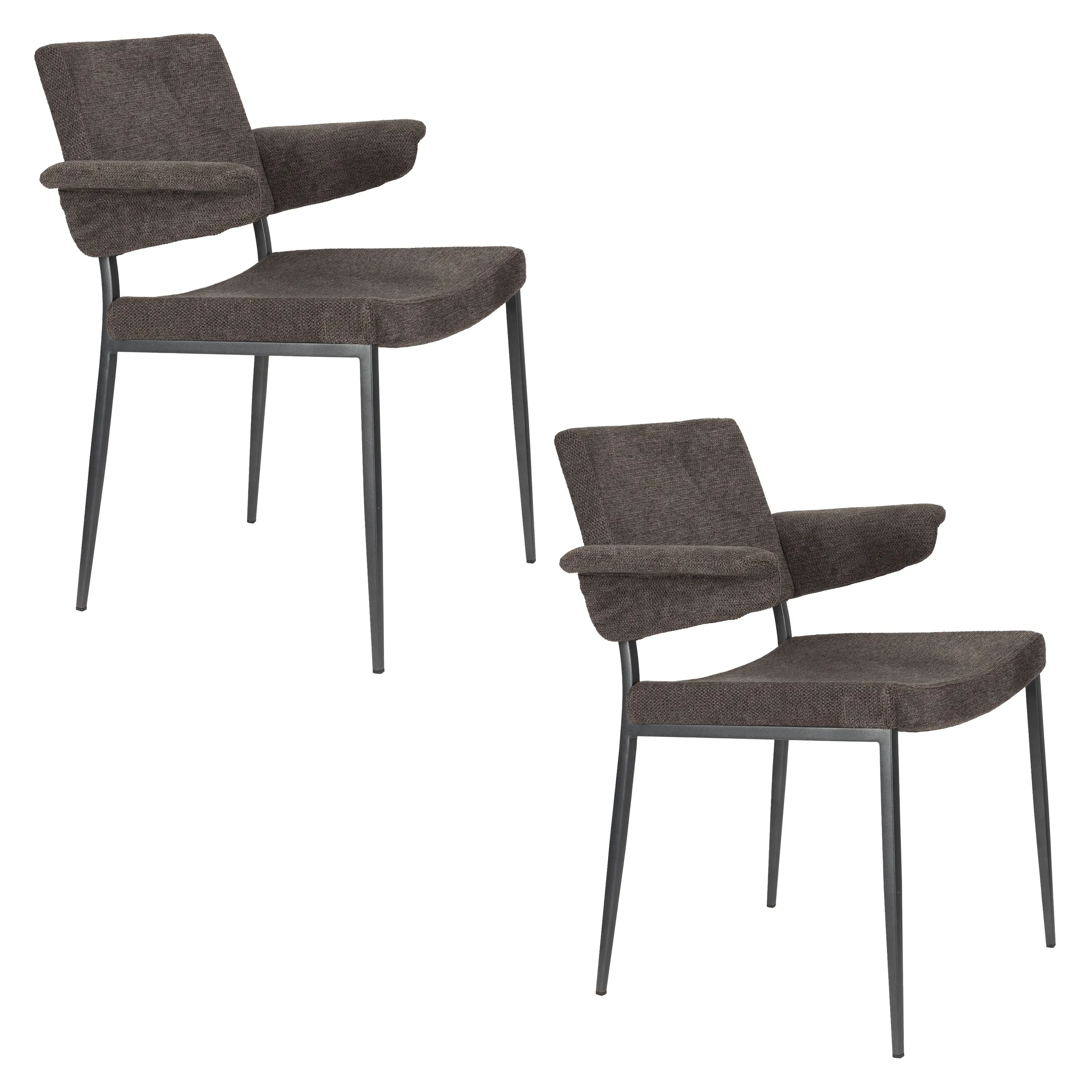 Stuhl Portland mit Armlehne Grau - Image 12