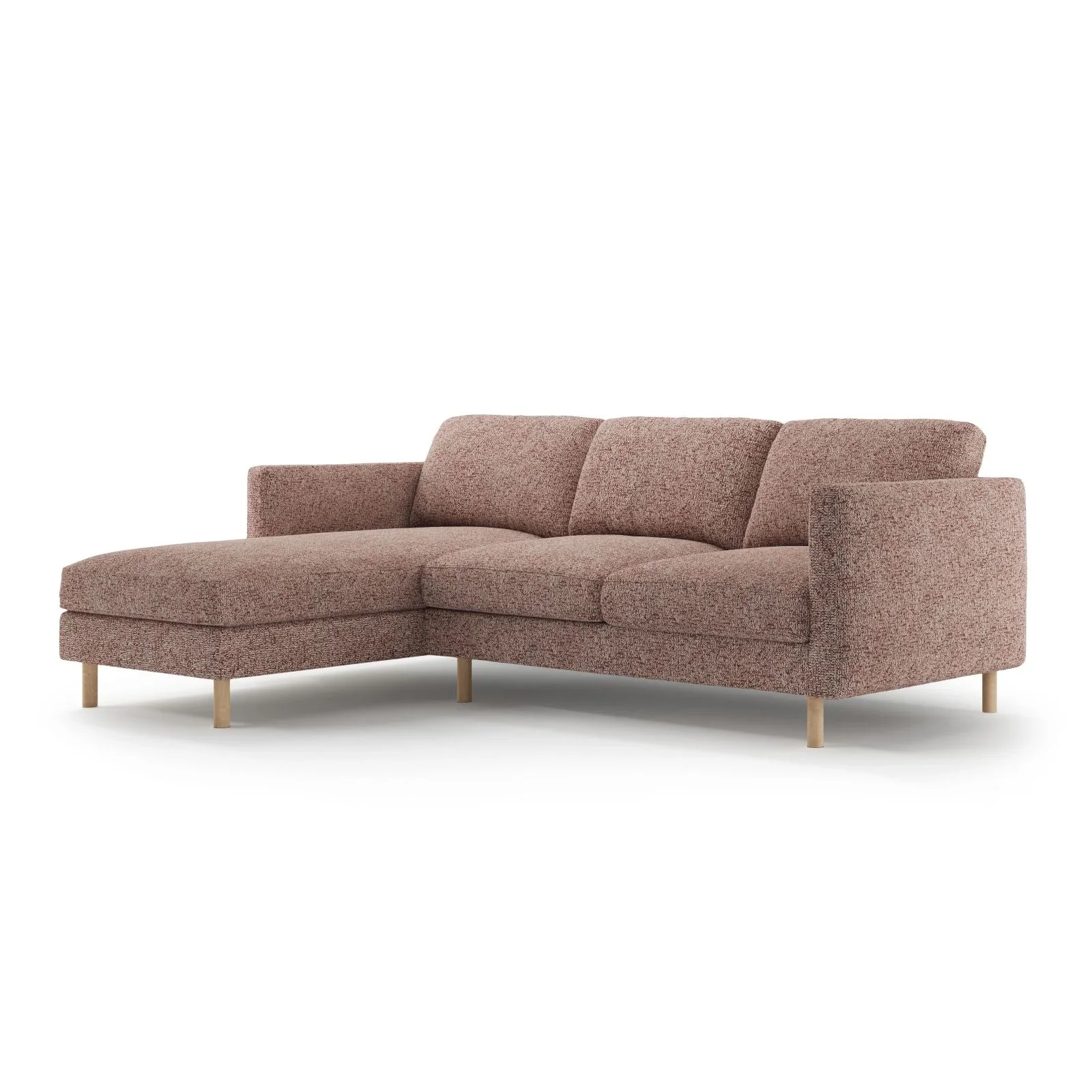 Eden 3-Sitzer Ecksofa, Linke Seite, aus Strukturstoff, 250x150 cm - Image 13