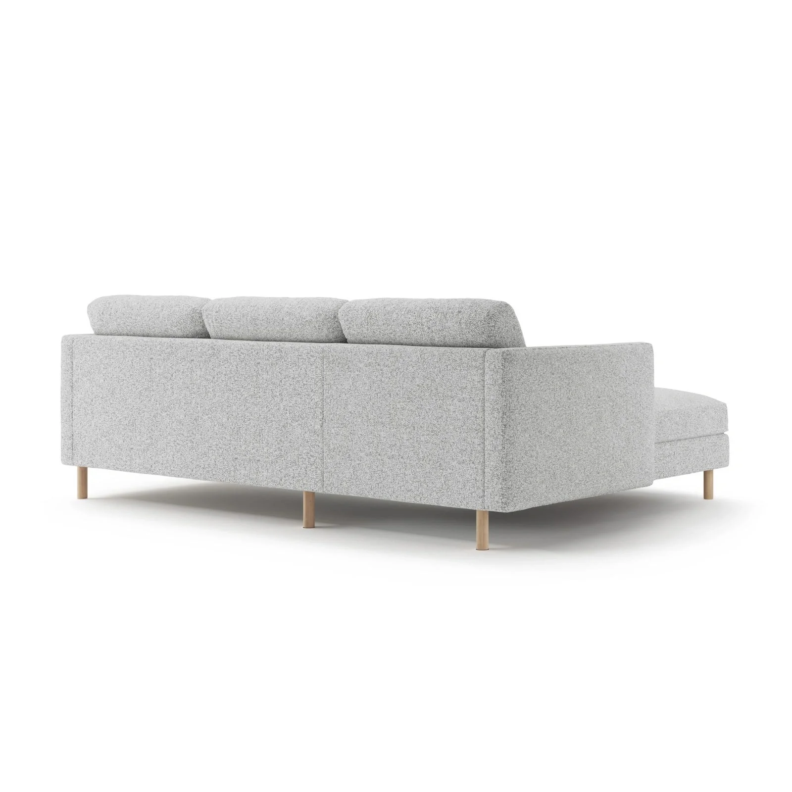 Eden 3-Sitzer Ecksofa, Linke Seite, aus Strukturstoff, 250x150 cm - Image 19