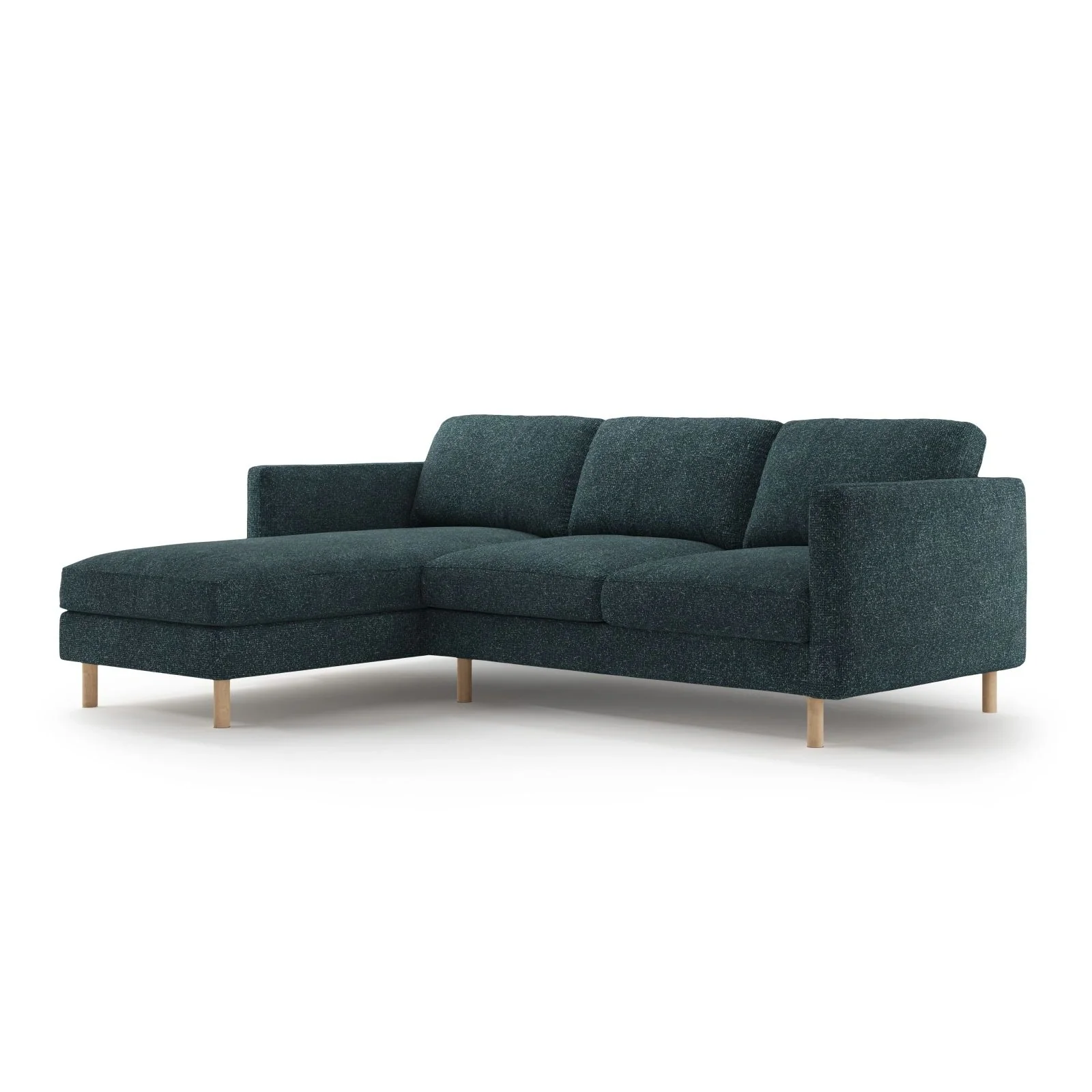 Eden 3-Sitzer Ecksofa, Linke Seite, aus Strukturstoff, 250x150 cm - Image 23