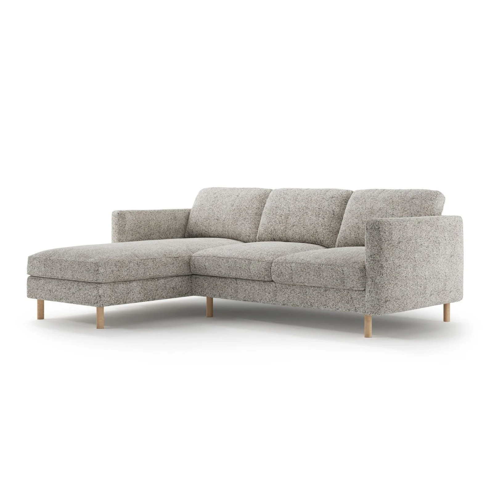 Eden 3-Sitzer Ecksofa, Linke Seite, aus Strukturstoff, 250x150 cm - Image 3