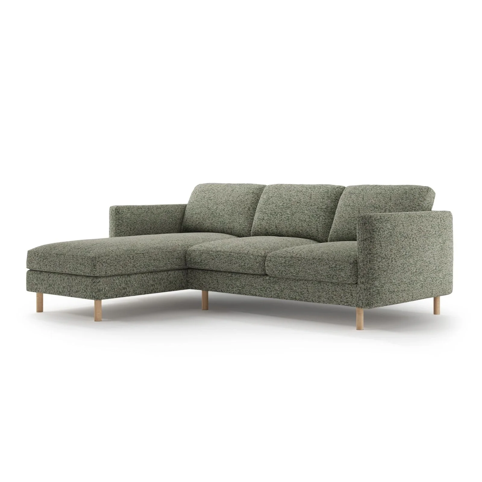 Eden 3-Sitzer Ecksofa, Linke Seite, aus Strukturstoff, 250x150 cm - Image 8
