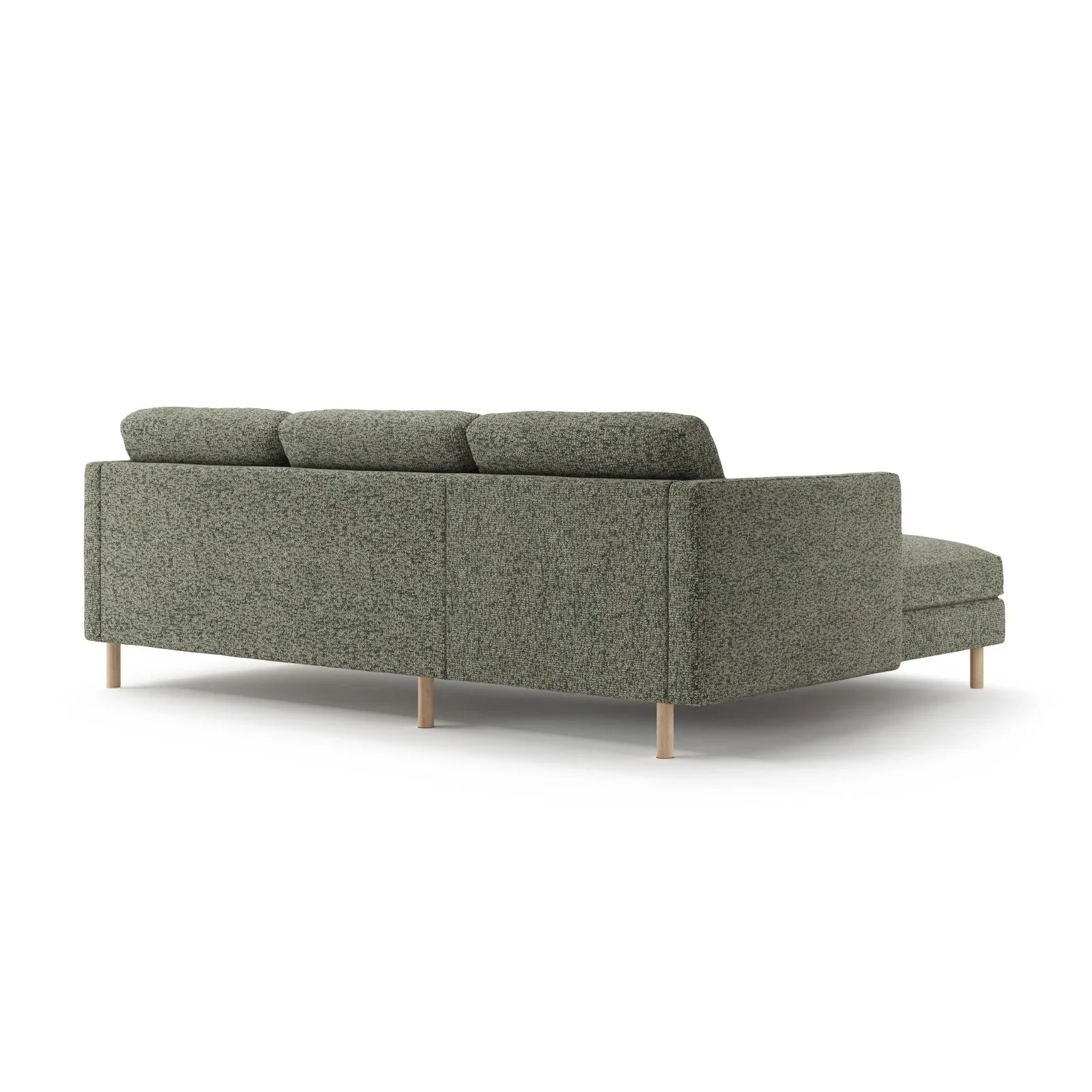 Eden 3-Sitzer Ecksofa, Linke Seite, aus Strukturstoff, 250x150 cm - Image 9