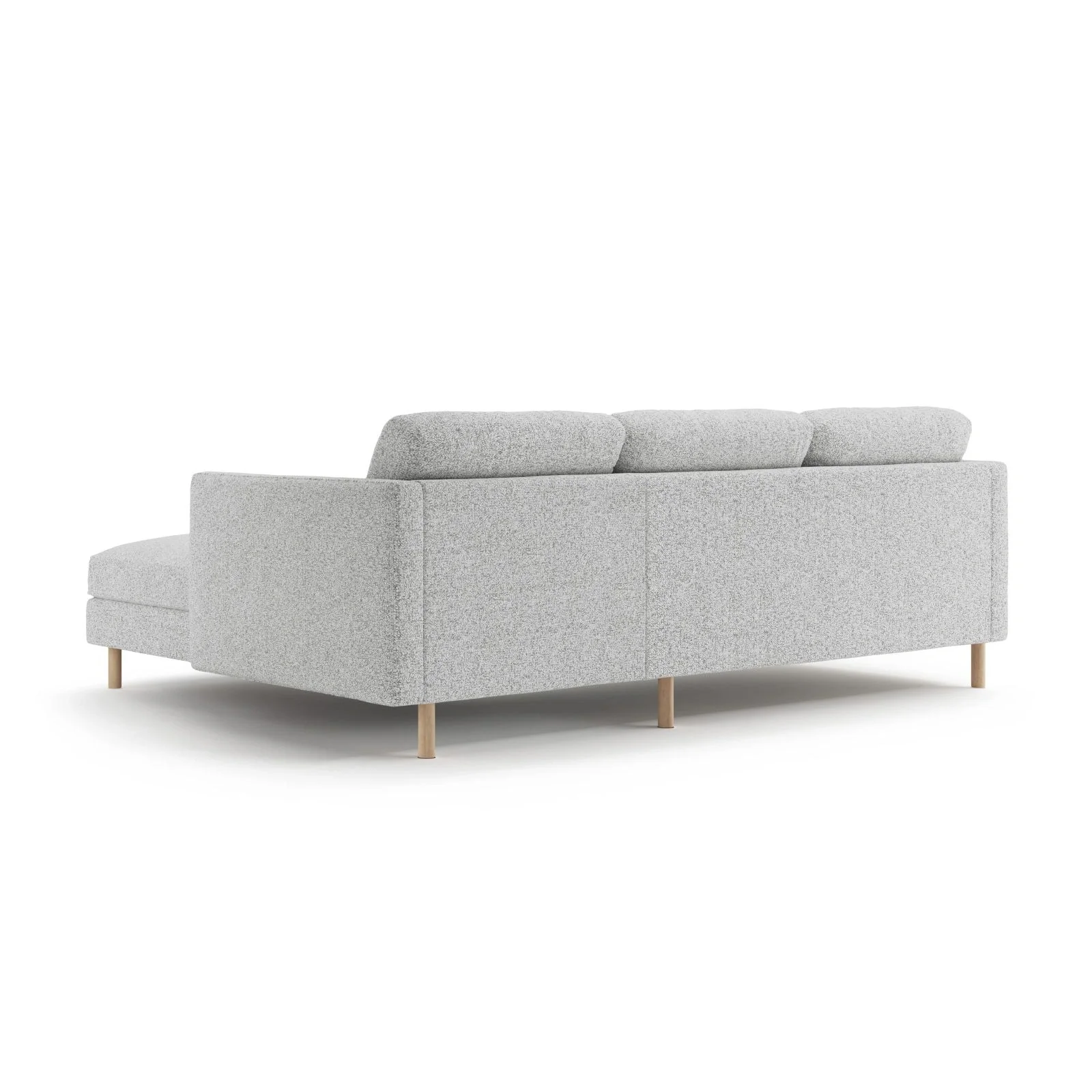 Eden 3-Sitzer Ecksofa, Rechte Seite, aus Strukturstoff, 250x150 cm - Image 19