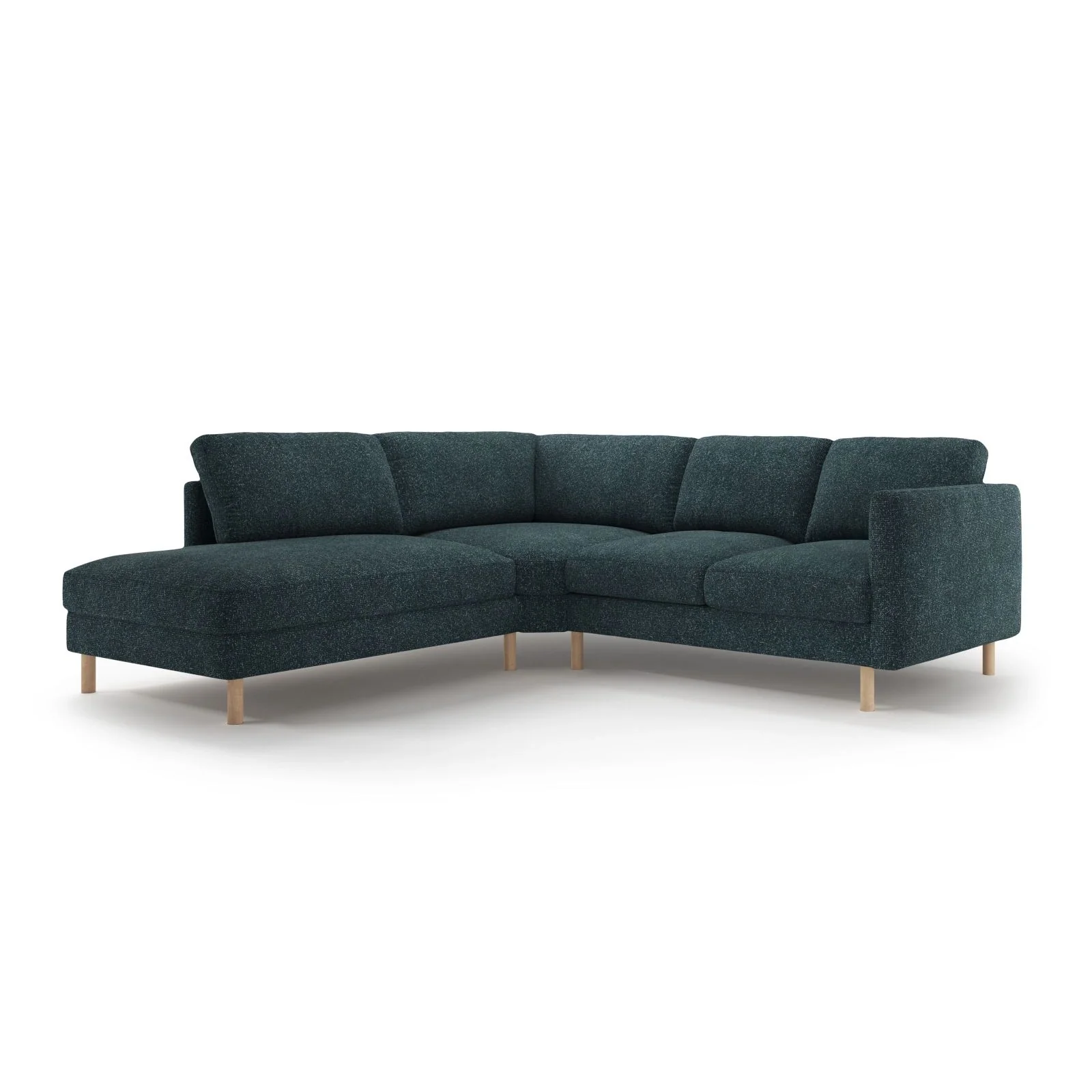 Eden 4-Sitzer Ecksofa, Linke Seite, aus Strukturstoff, 267x234 cm - Image 21
