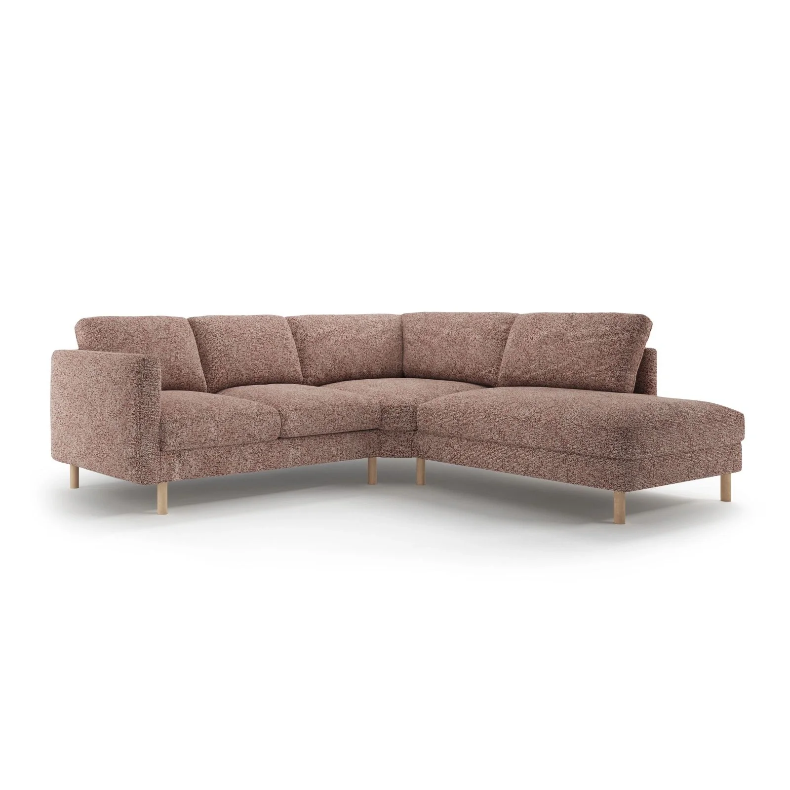Eden 4-Sitzer Ecksofa, Rechte Seite, aus Strukturstoff, 267x234 cm - Image 11