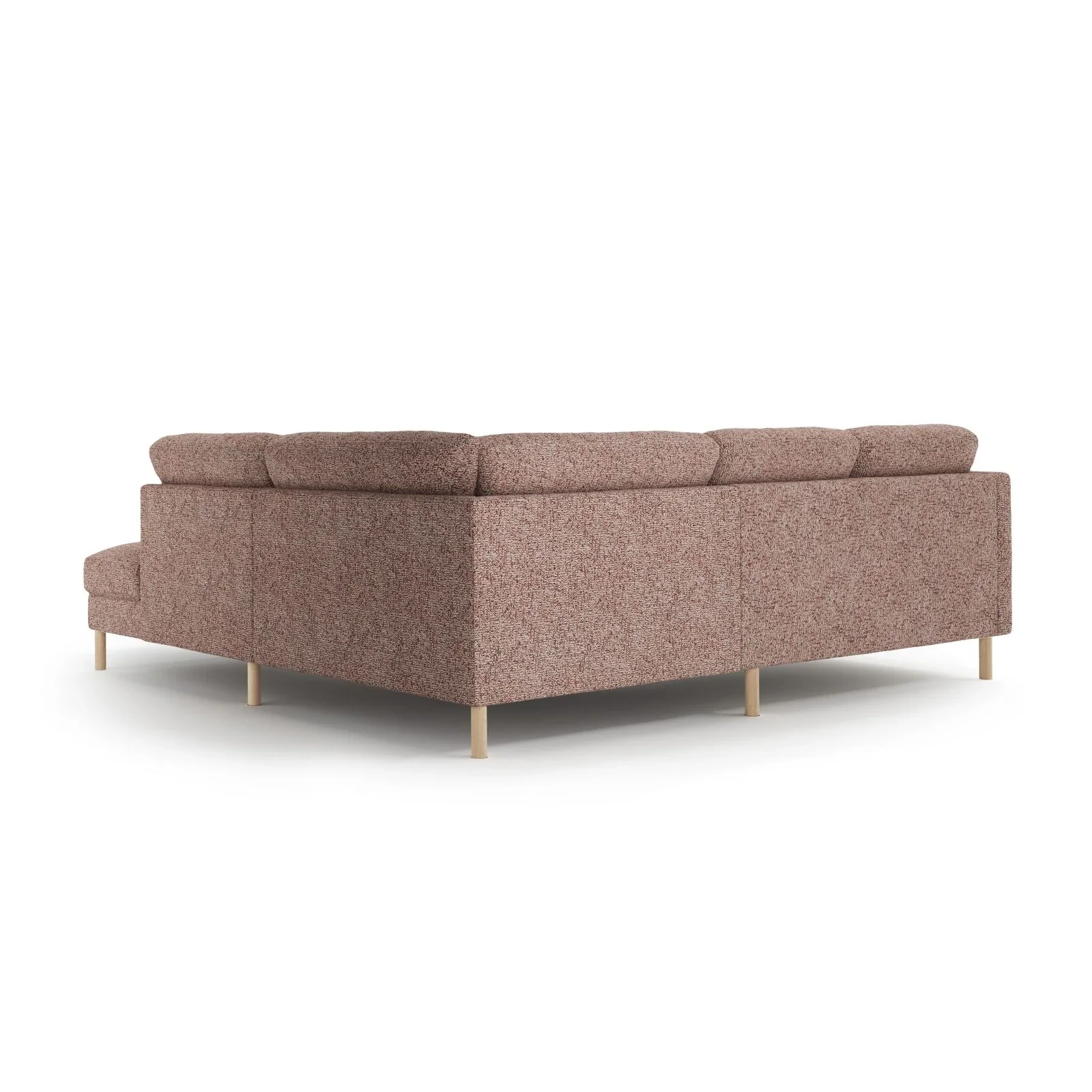 Eden 4-Sitzer Ecksofa, Rechte Seite, aus Strukturstoff, 267x234 cm - Image 13