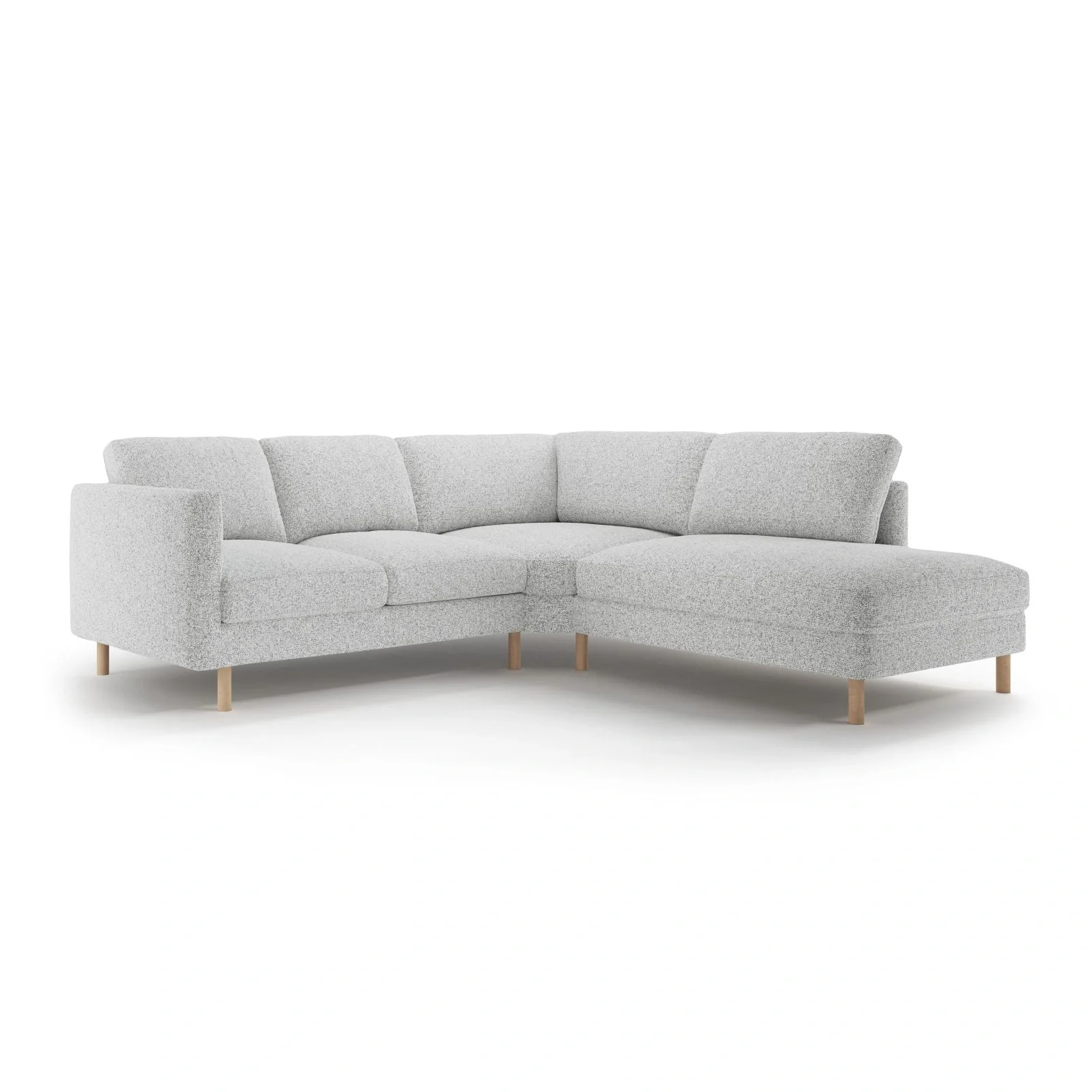 Eden 4-Sitzer Ecksofa, Rechte Seite, aus Strukturstoff, 267x234 cm - Image 15