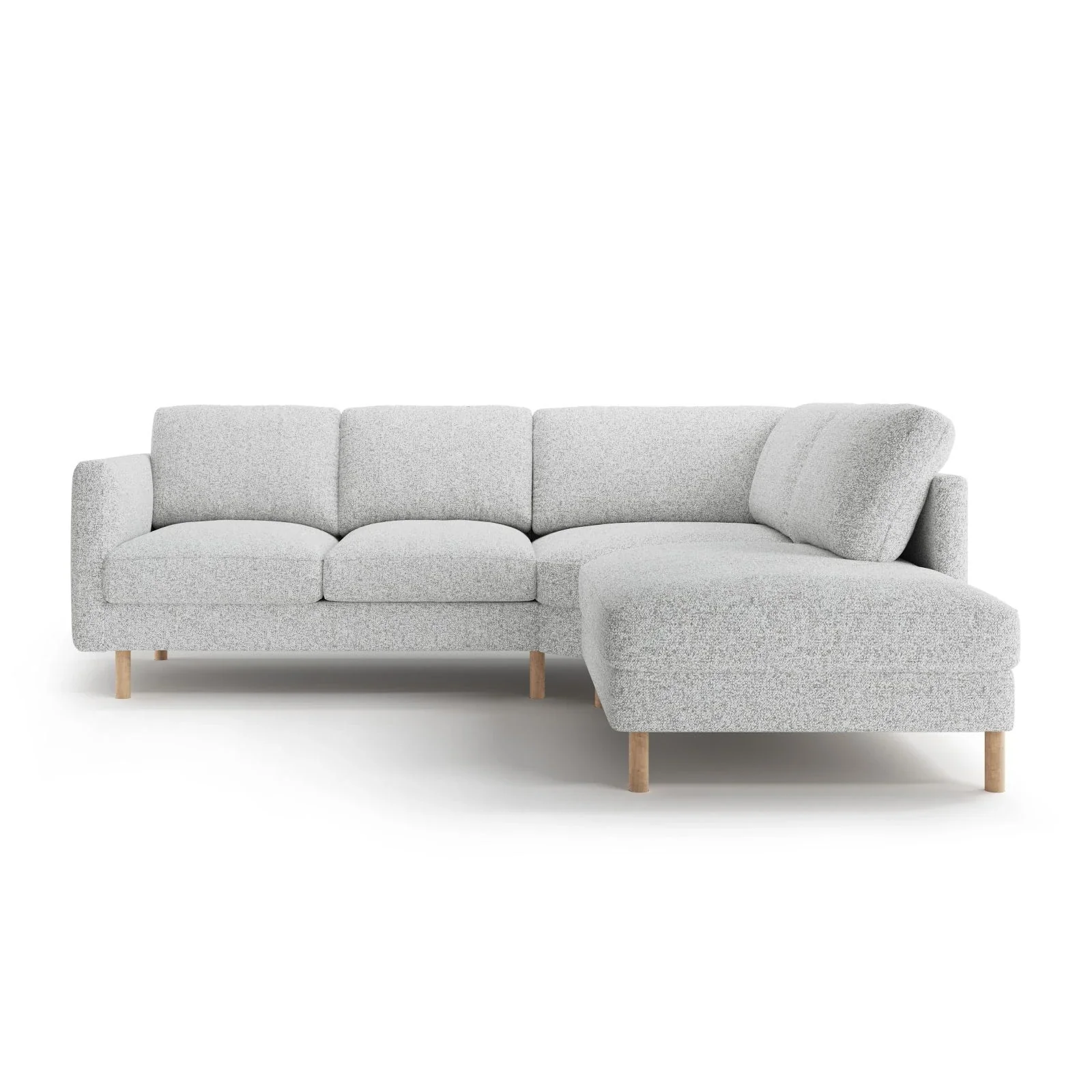 Eden 4-Sitzer Ecksofa, Rechte Seite, aus Strukturstoff, 267x234 cm - Image 17