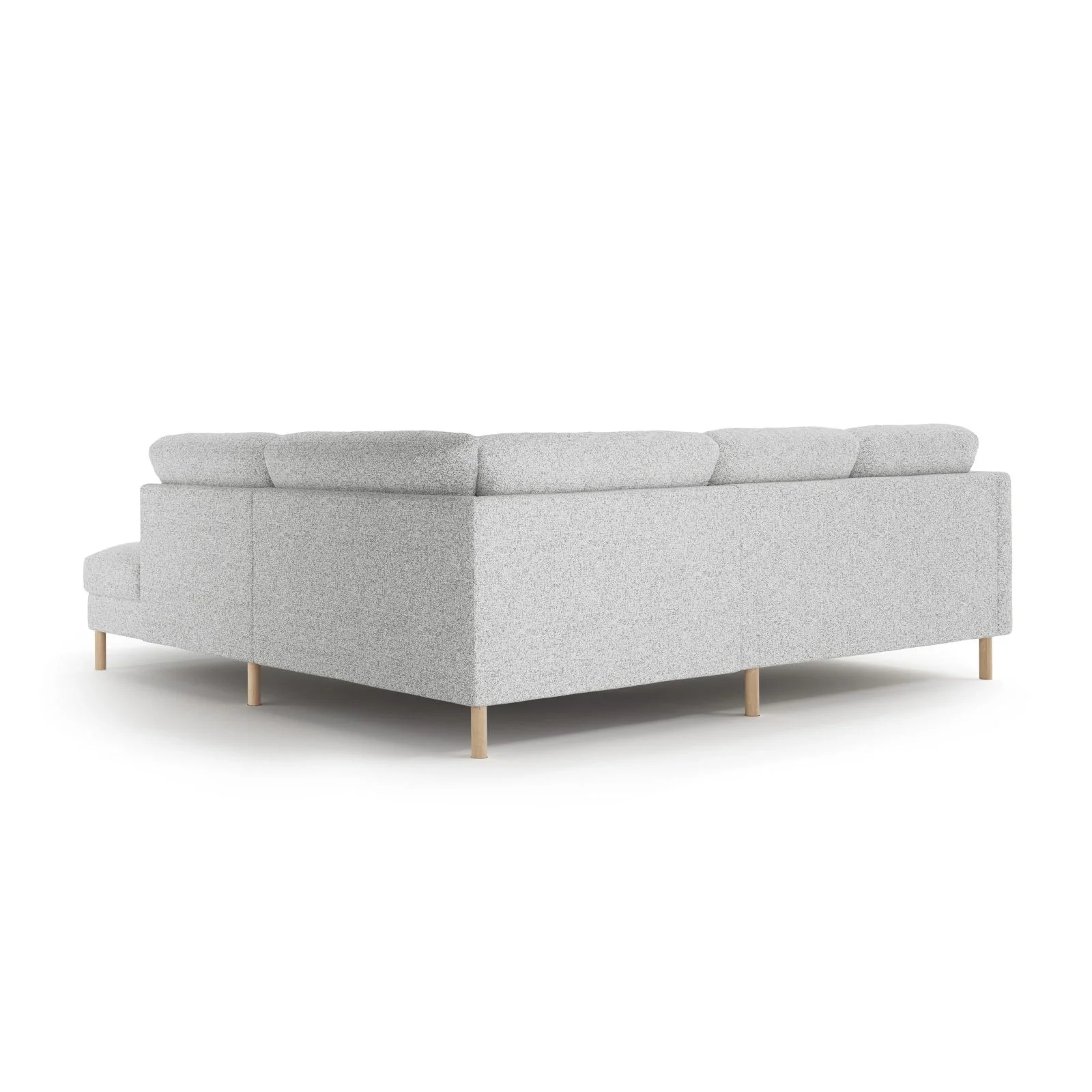 Eden 4-Sitzer Ecksofa, Rechte Seite, aus Strukturstoff, 267x234 cm - Image 18