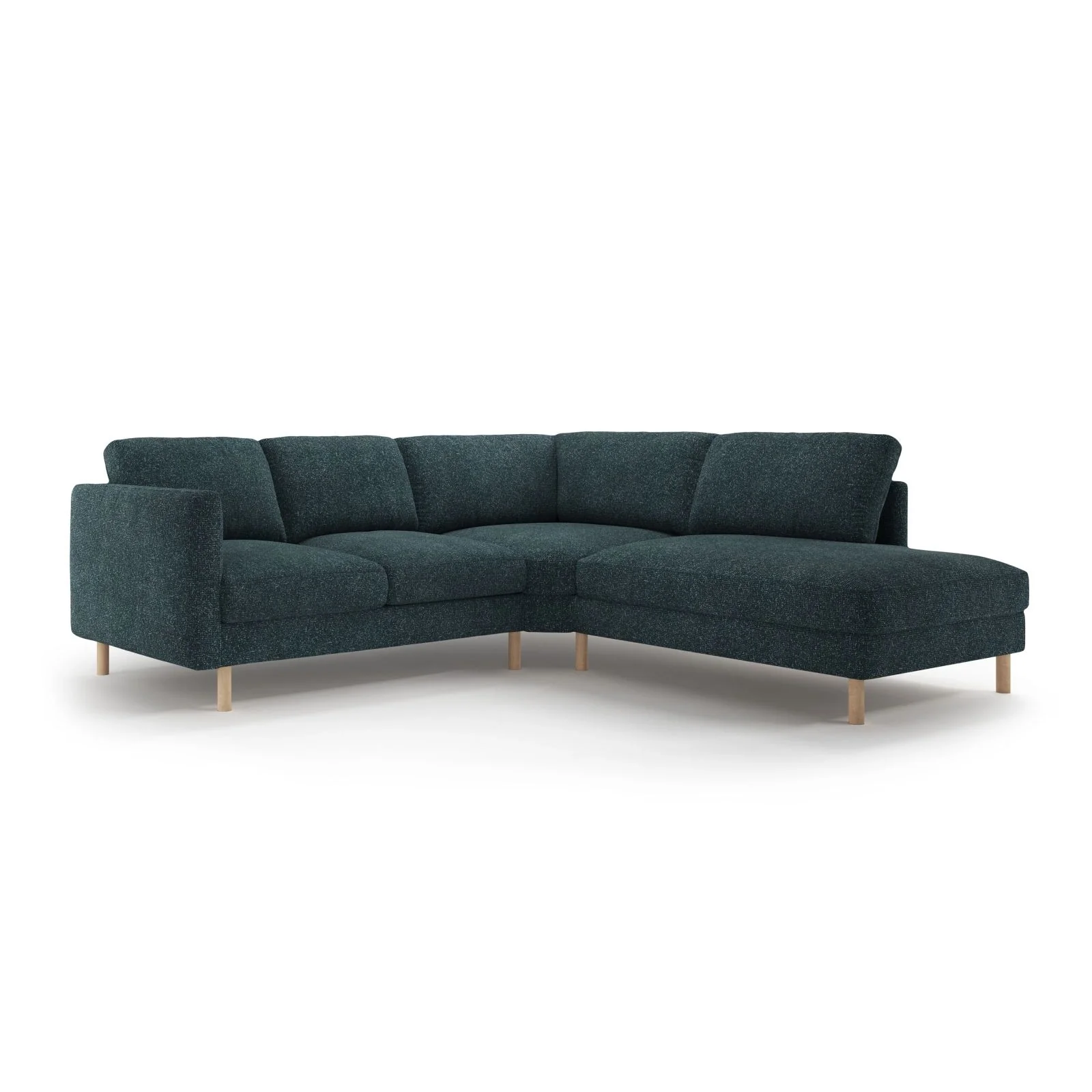 Eden 4-Sitzer Ecksofa, Rechte Seite, aus Strukturstoff, 267x234 cm - Image 20