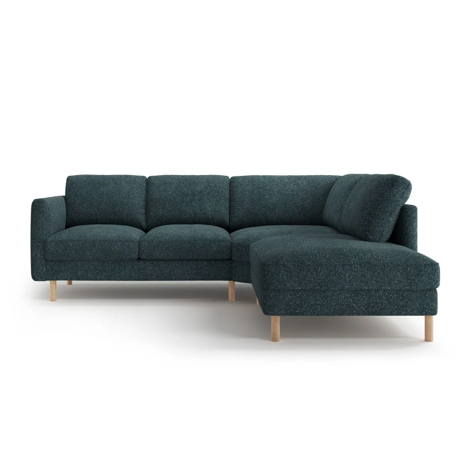 Eden 4-Sitzer Ecksofa, Rechte Seite, aus Strukturstoff, 267x234 cm - Image 22
