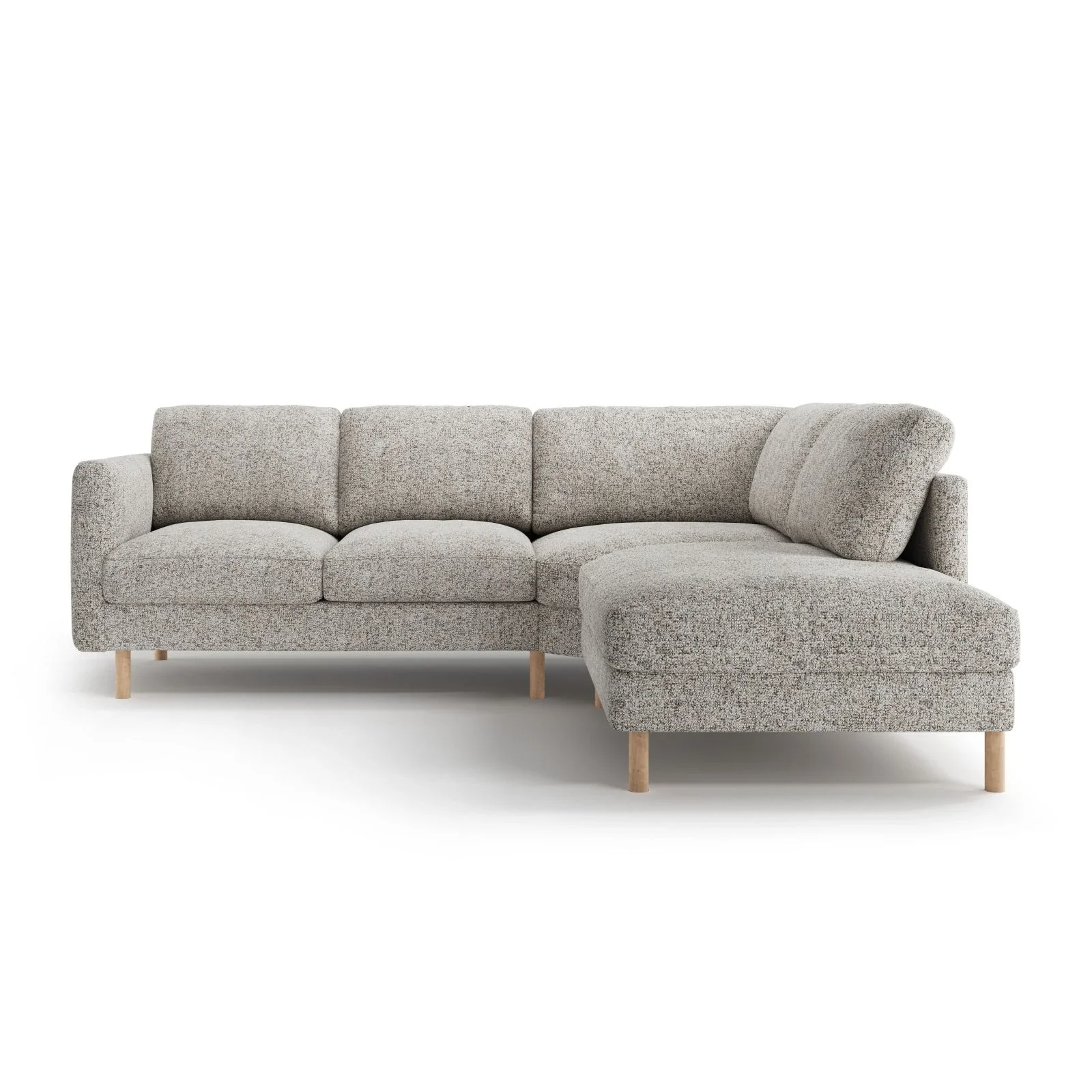 Eden 4-Sitzer Ecksofa, Rechte Seite, aus Strukturstoff, 267x234 cm - Image 3