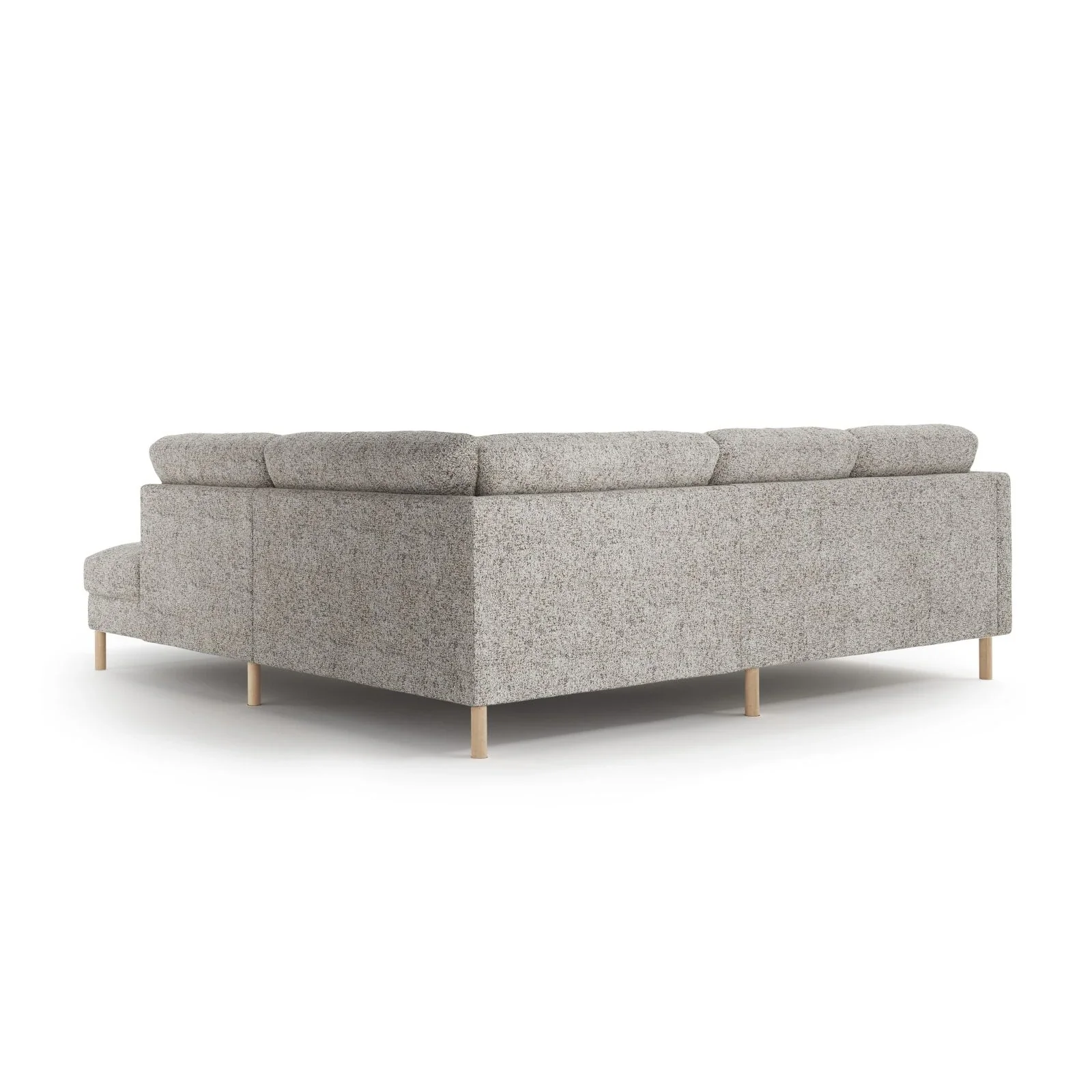 Eden 4-Sitzer Ecksofa, Rechte Seite, aus Strukturstoff, 267x234 cm - Image 4