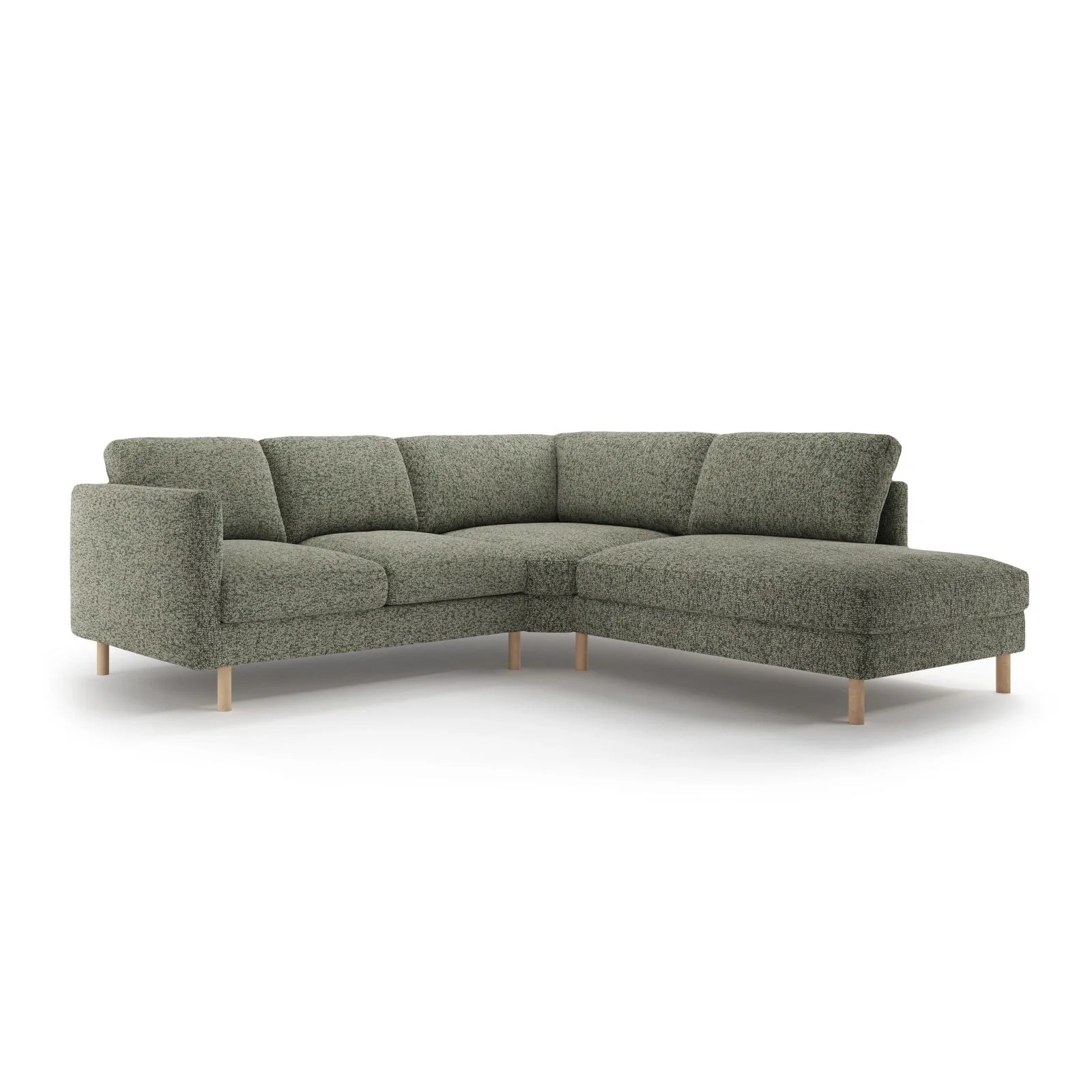 Eden 4-Sitzer Ecksofa, Rechte Seite, aus Strukturstoff, 267x234 cm - Image 6