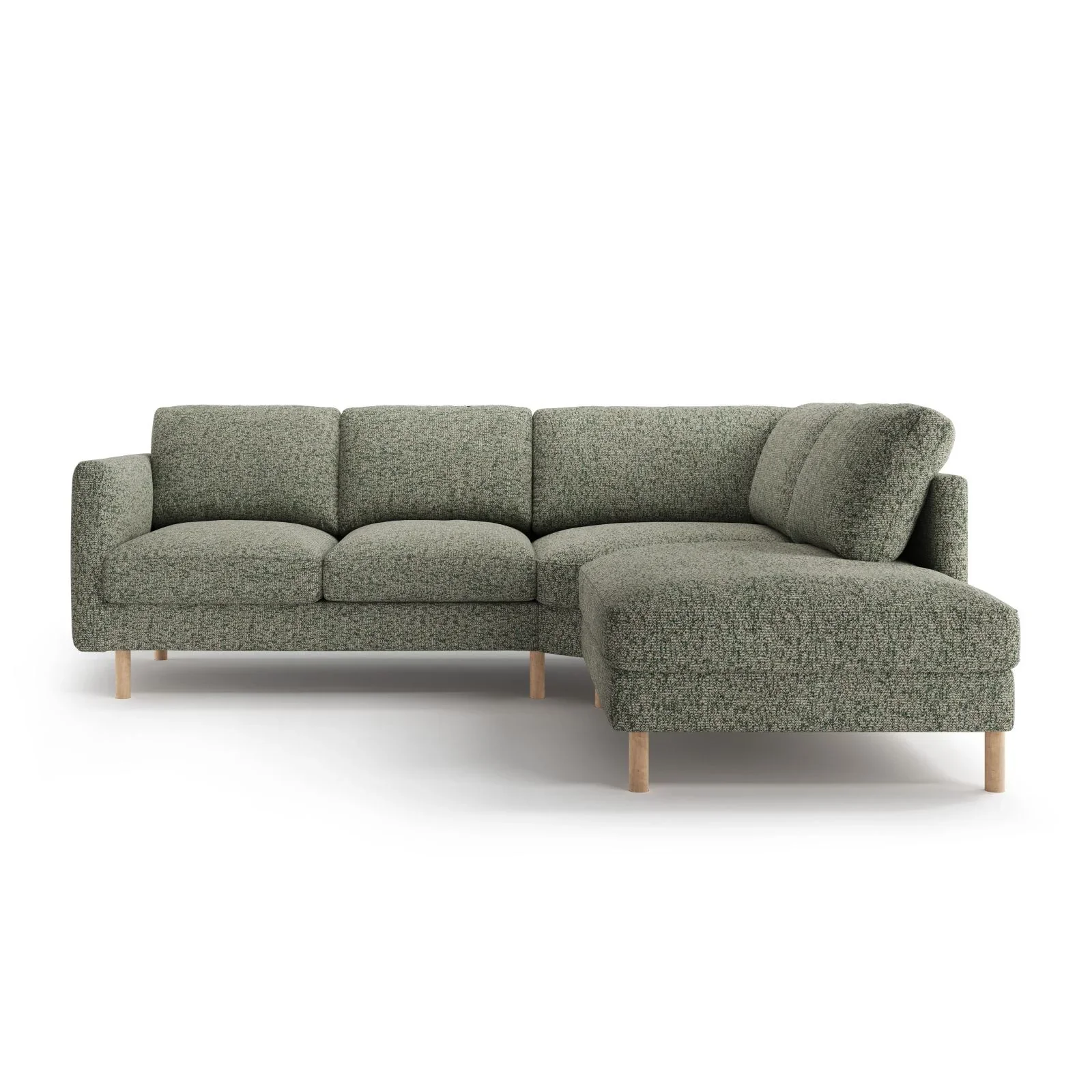 Eden 4-Sitzer Ecksofa, Rechte Seite, aus Strukturstoff, 267x234 cm - Image 8