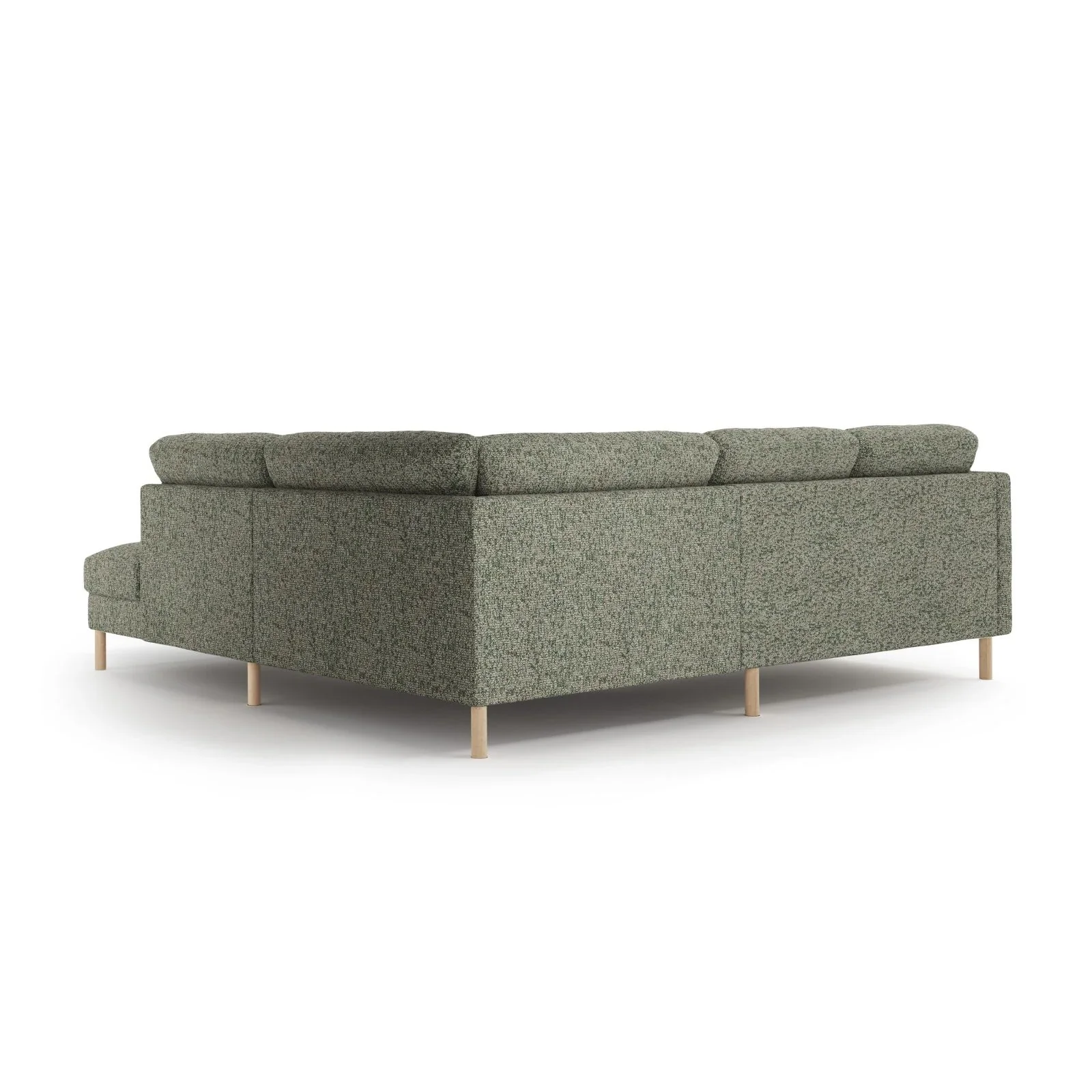 Eden 4-Sitzer Ecksofa, Rechte Seite, aus Strukturstoff, 267x234 cm - Image 9