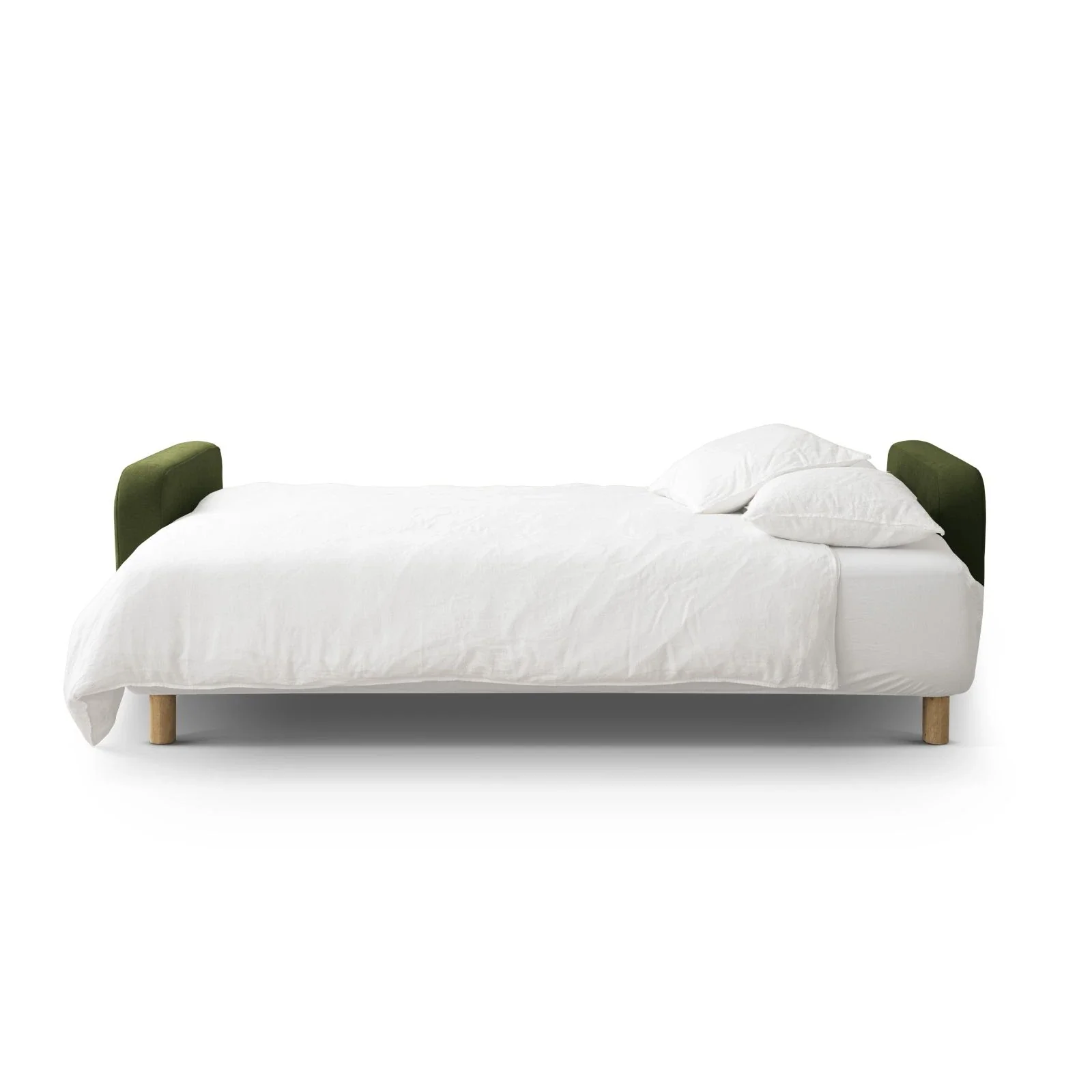 Elen 3-Sitzer Sofa mit Schlaffunktion, aus Strukturstoff, 231x106 cm - Image 21