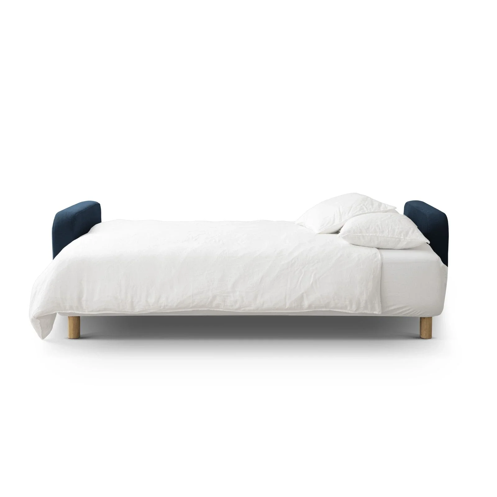 Elen 3-Sitzer Sofa mit Schlaffunktion, aus Strukturstoff, 231x106 cm - Image 29