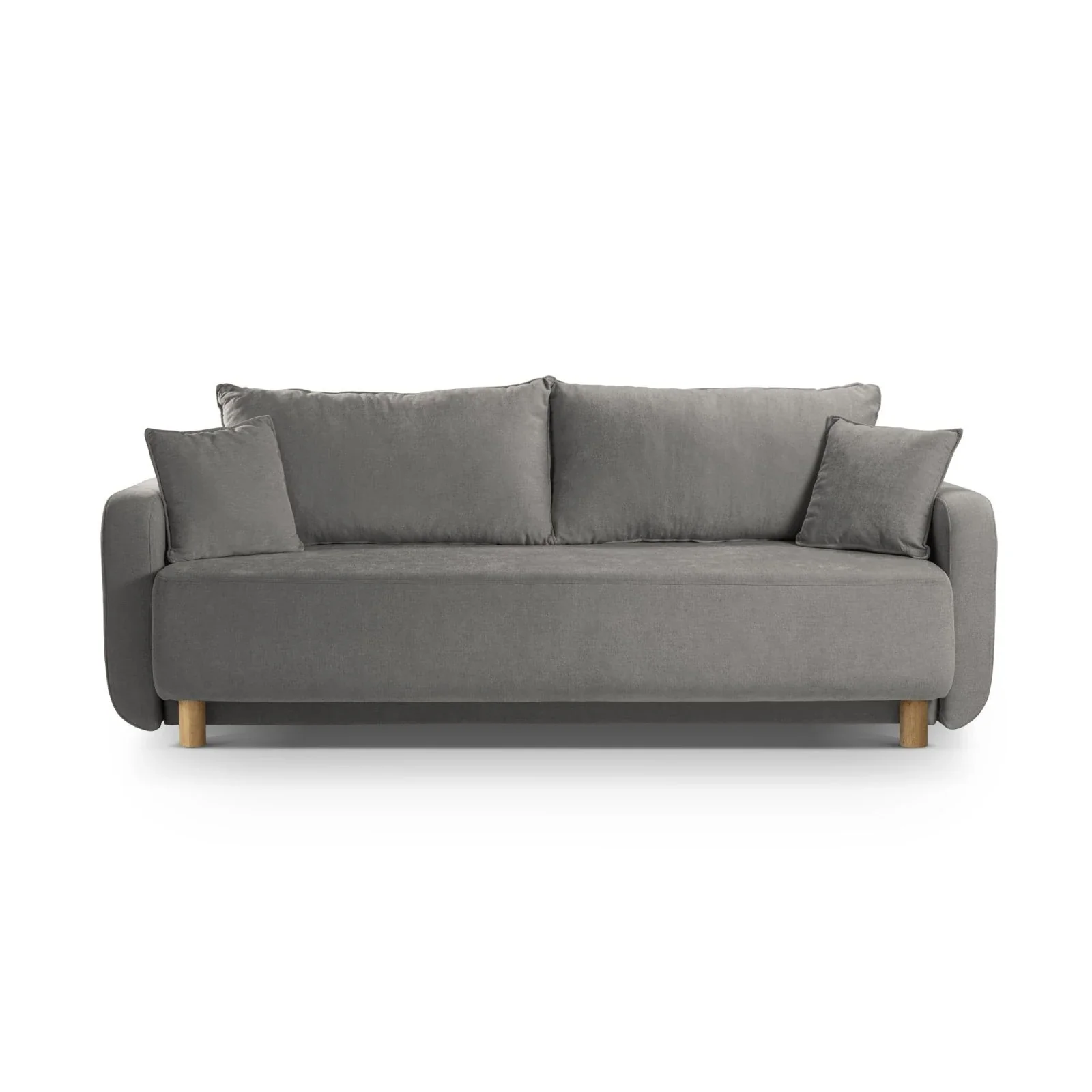 Elen 3-Sitzer Sofa mit Schlaffunktion, aus Strukturstoff, 231x106 cm - Image 33