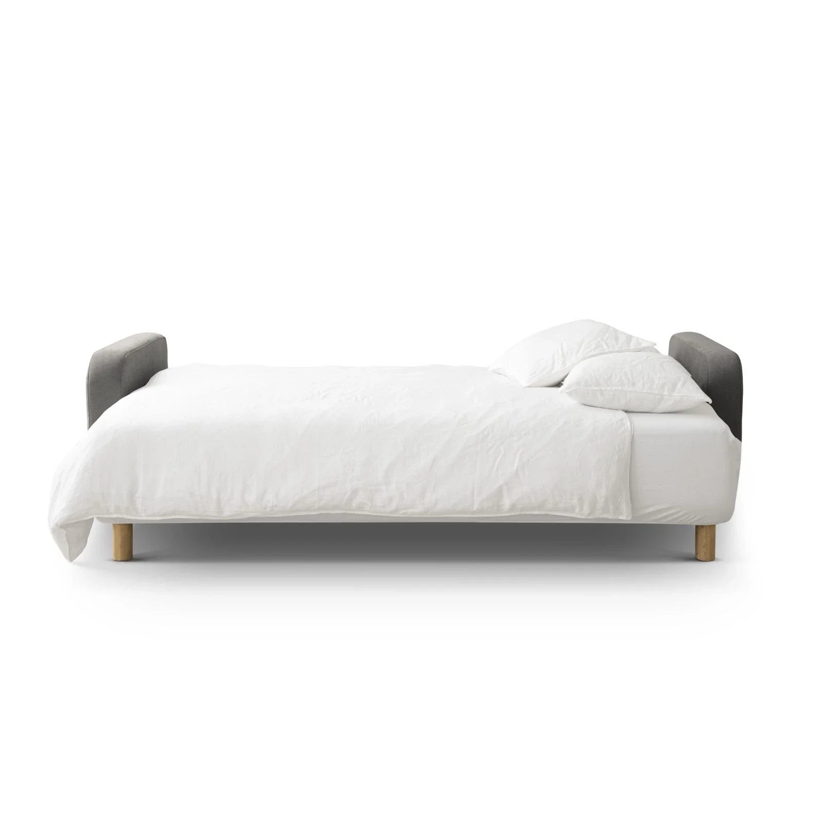 Elen 3-Sitzer Sofa mit Schlaffunktion, aus Strukturstoff, 231x106 cm - Image 37