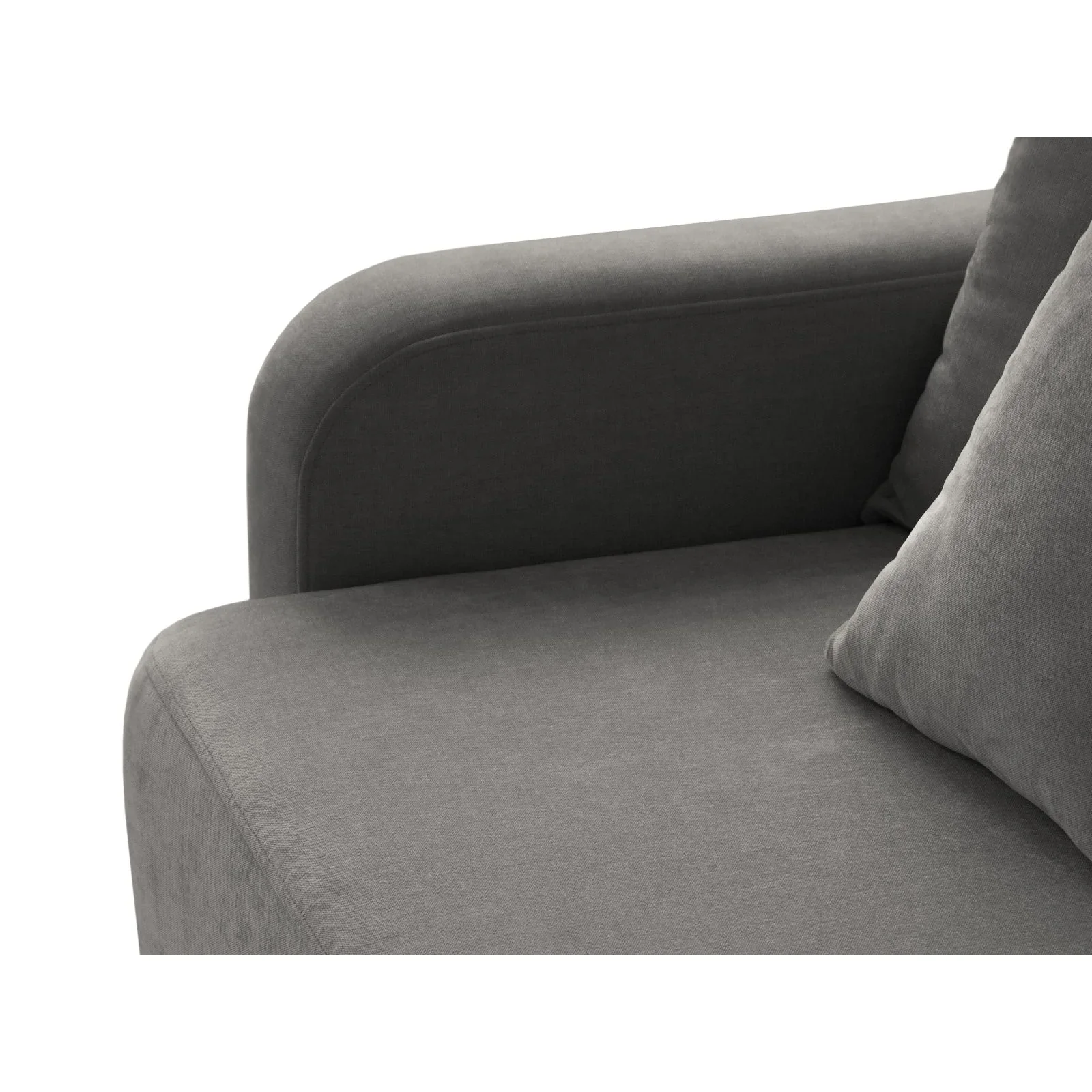 Elen 3-Sitzer Sofa mit Schlaffunktion, aus Strukturstoff, 231x106 cm - Image 39