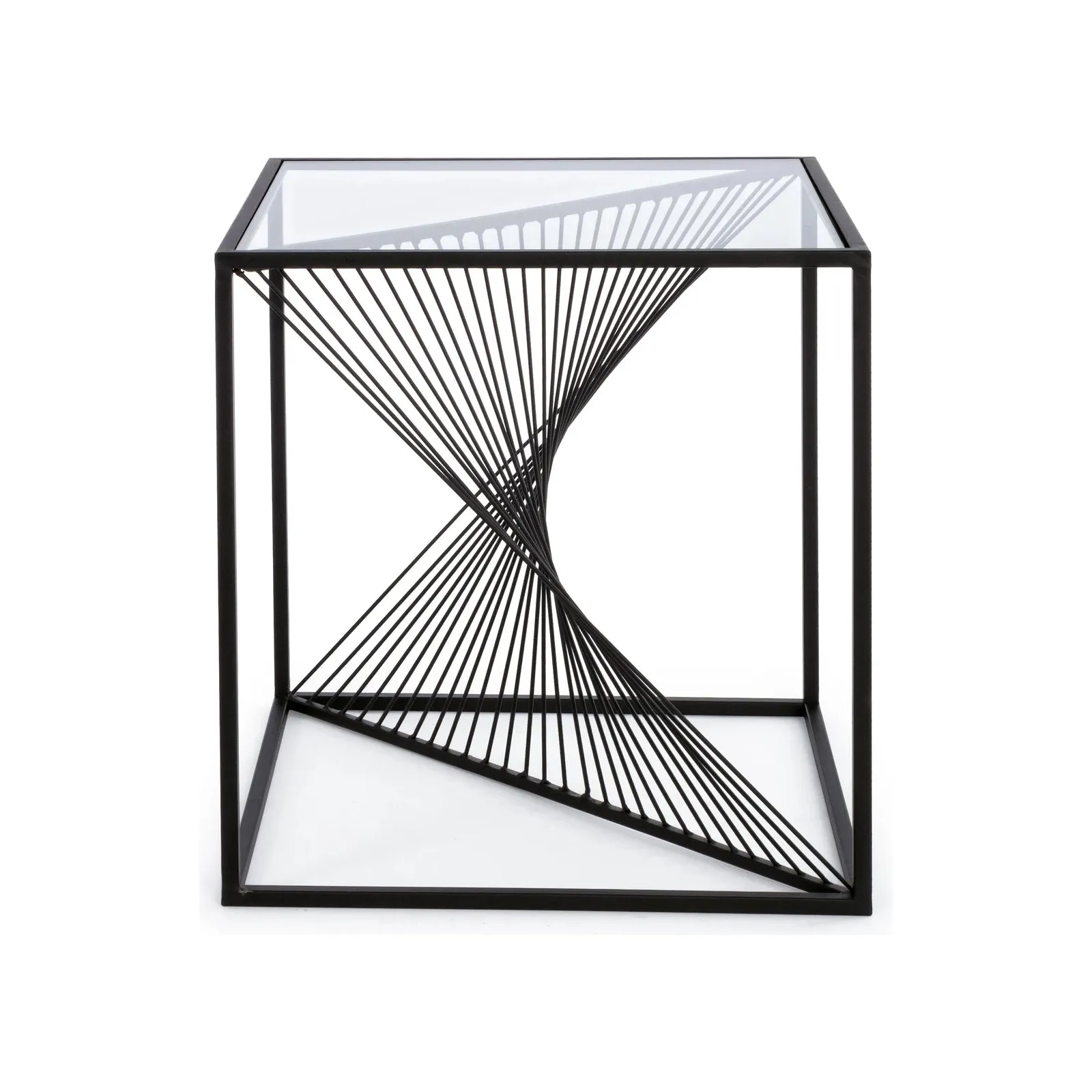 Espiralförmiger Couchtisch 48x48 cm - Image 4