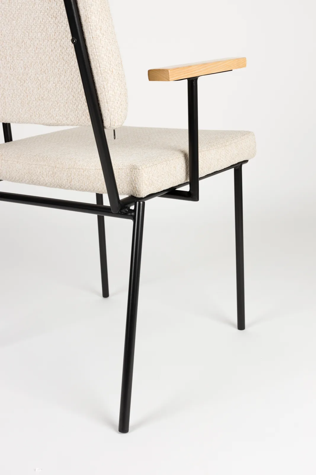 Essstuhl Fellow in Off-White, 57.5×60×85 cm - Image 12