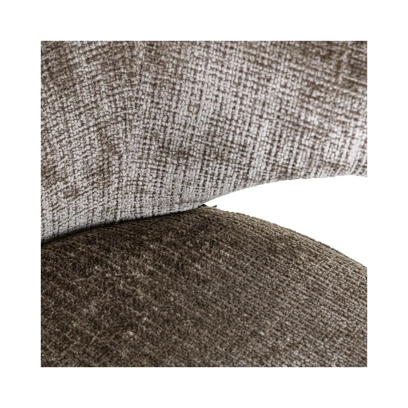Essstuhl Milly, drehbar, aus Chenille in Niagara Stone - Image 7