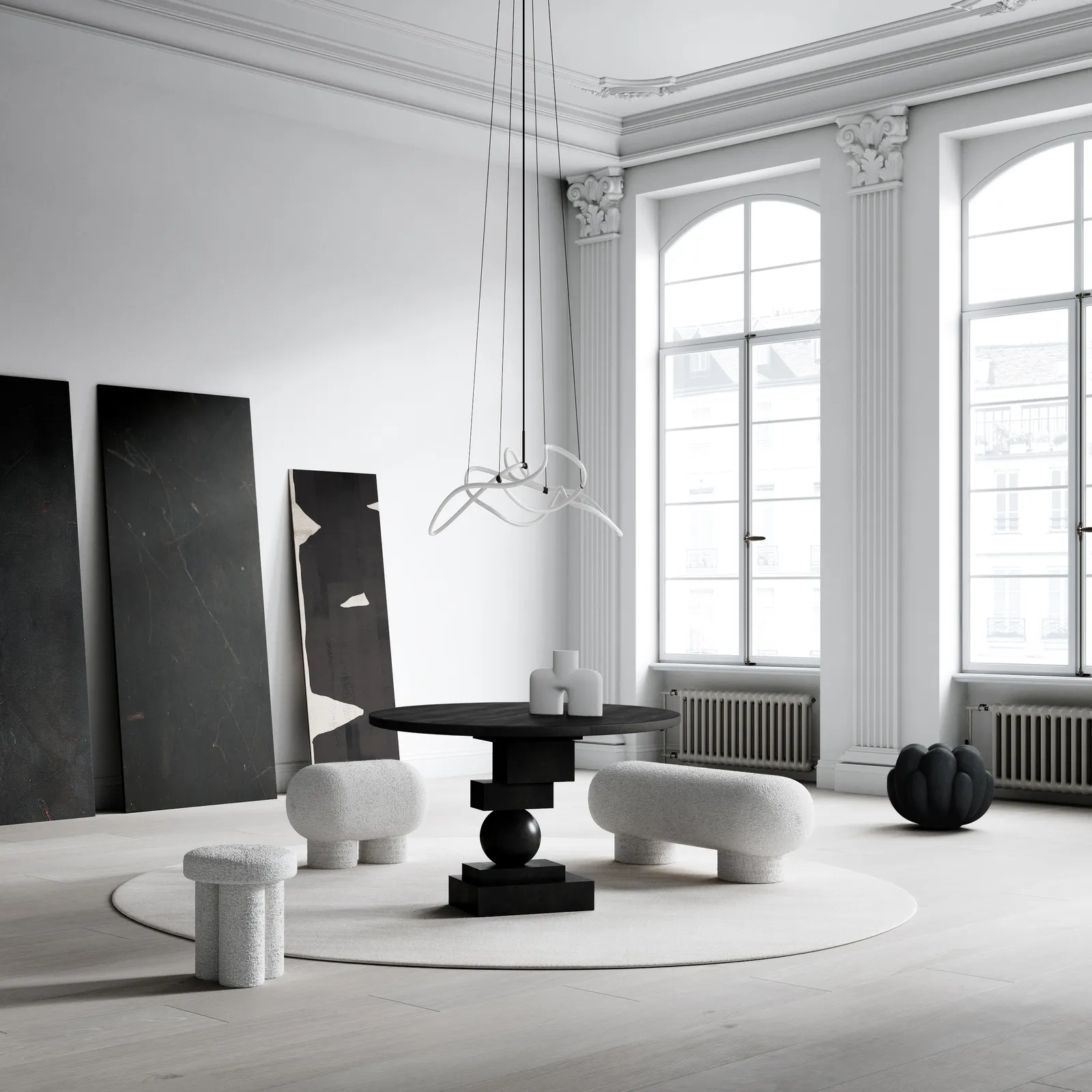 Esstisch Artist aus Eiche in Coffee Black, Ø120 cm - Image 8