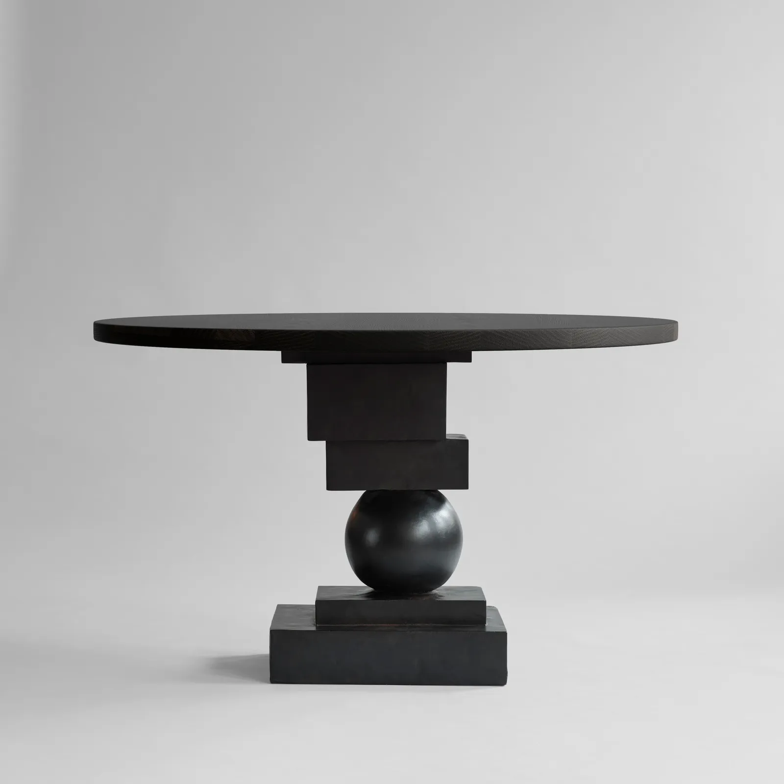 Esstisch Artist aus Eiche in Coffee Black, Ø120 cm - Image 9