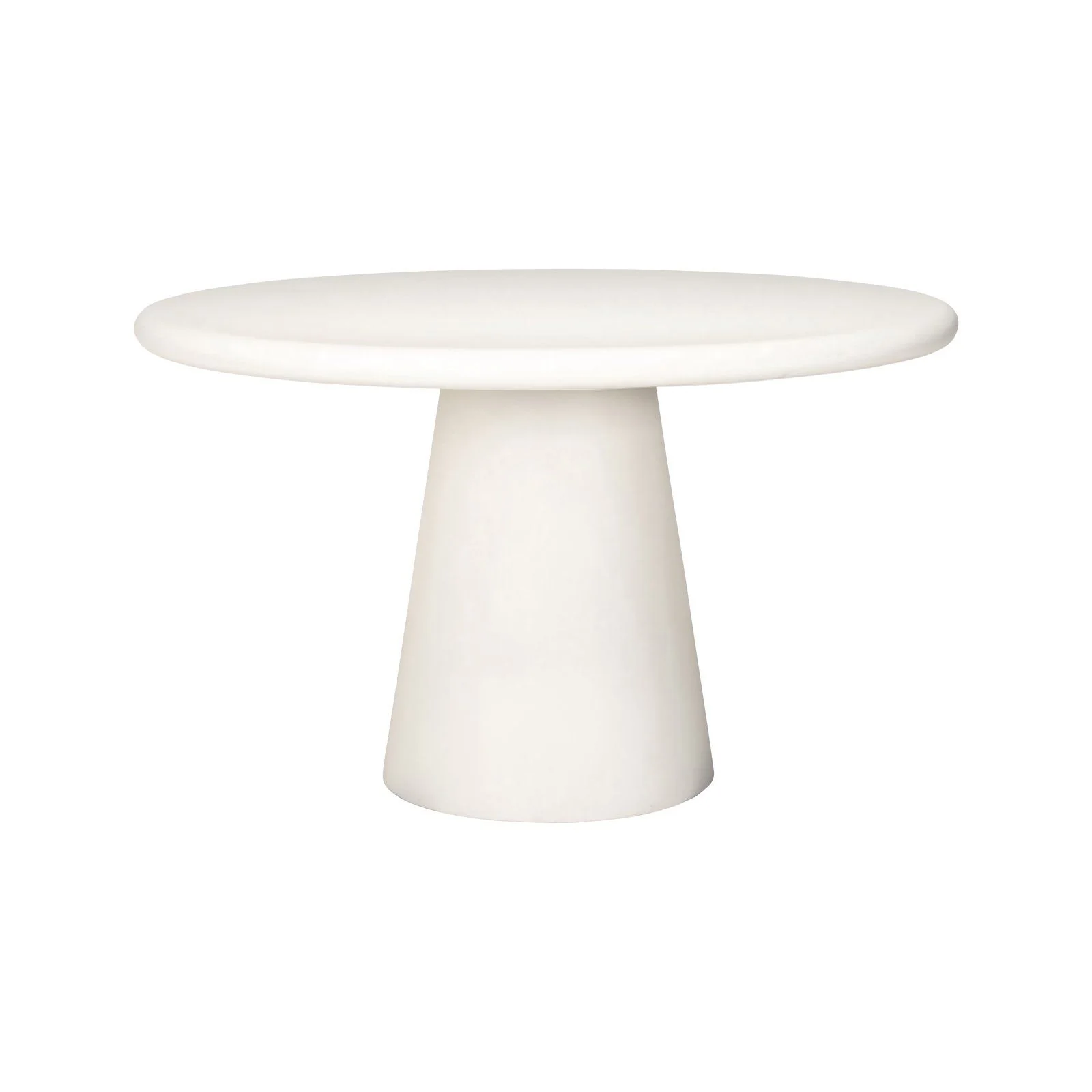 Esstisch Bloomstone in weiß, 130x130x76 cm