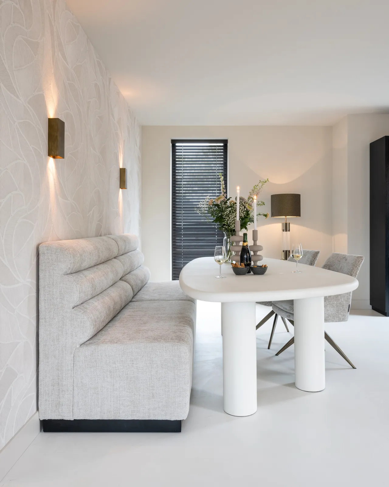Esstisch Bloomstone in weiß, 235x120x76 cm - Image 7
