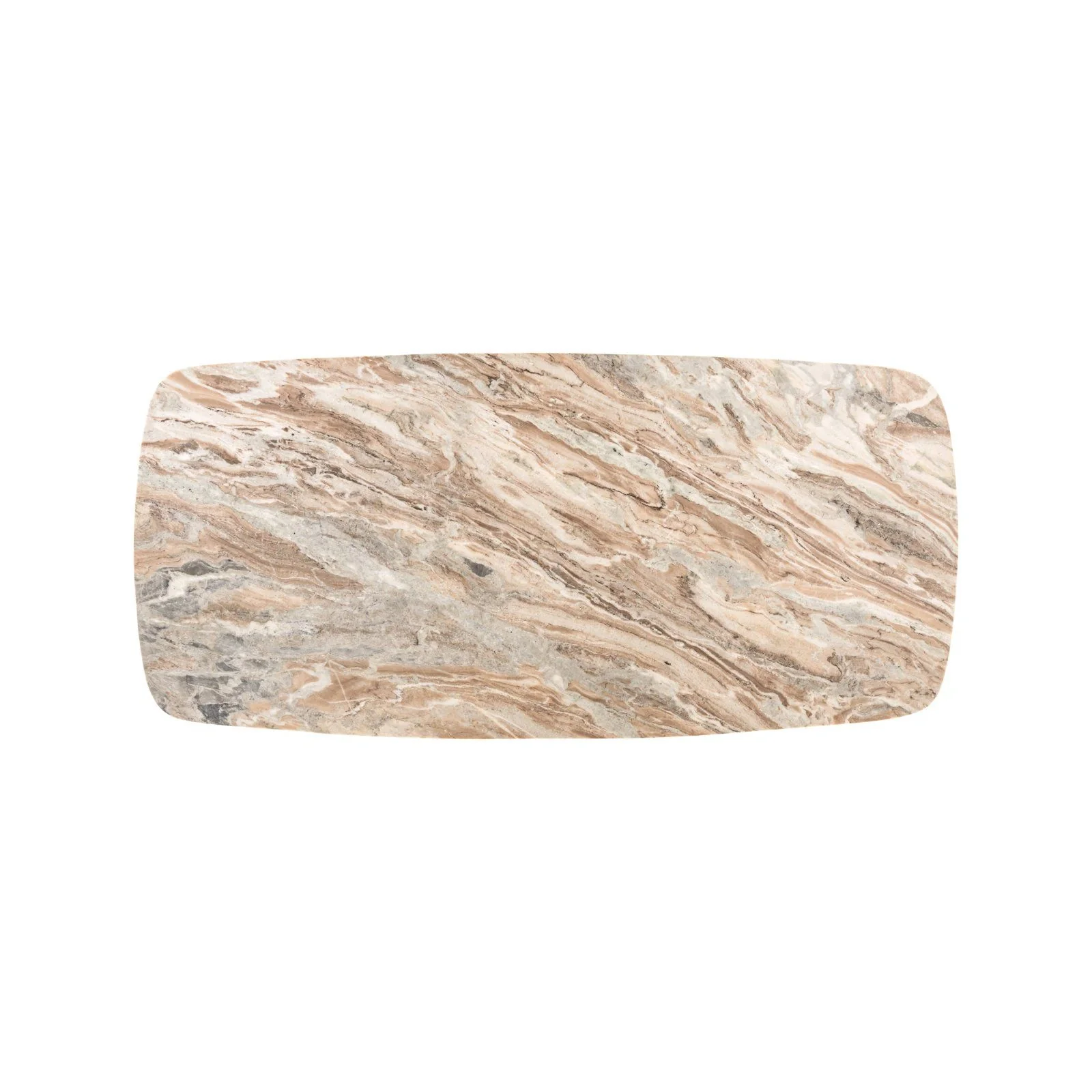 Esstisch Bottega aus Toronto-Marmor in Blush beige, 190x90x76 cm - Image 5