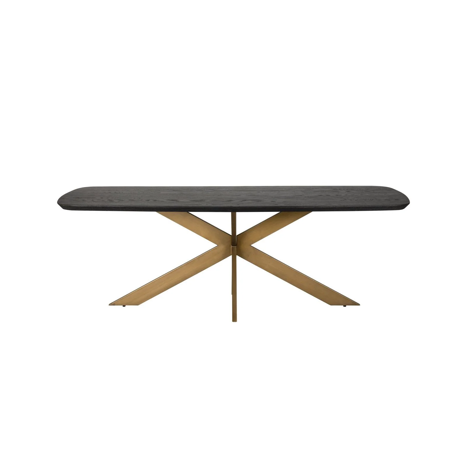 Esstisch Cambon aus Eichenfurnier in dark coffee (danish oval), 280x110x76 cm