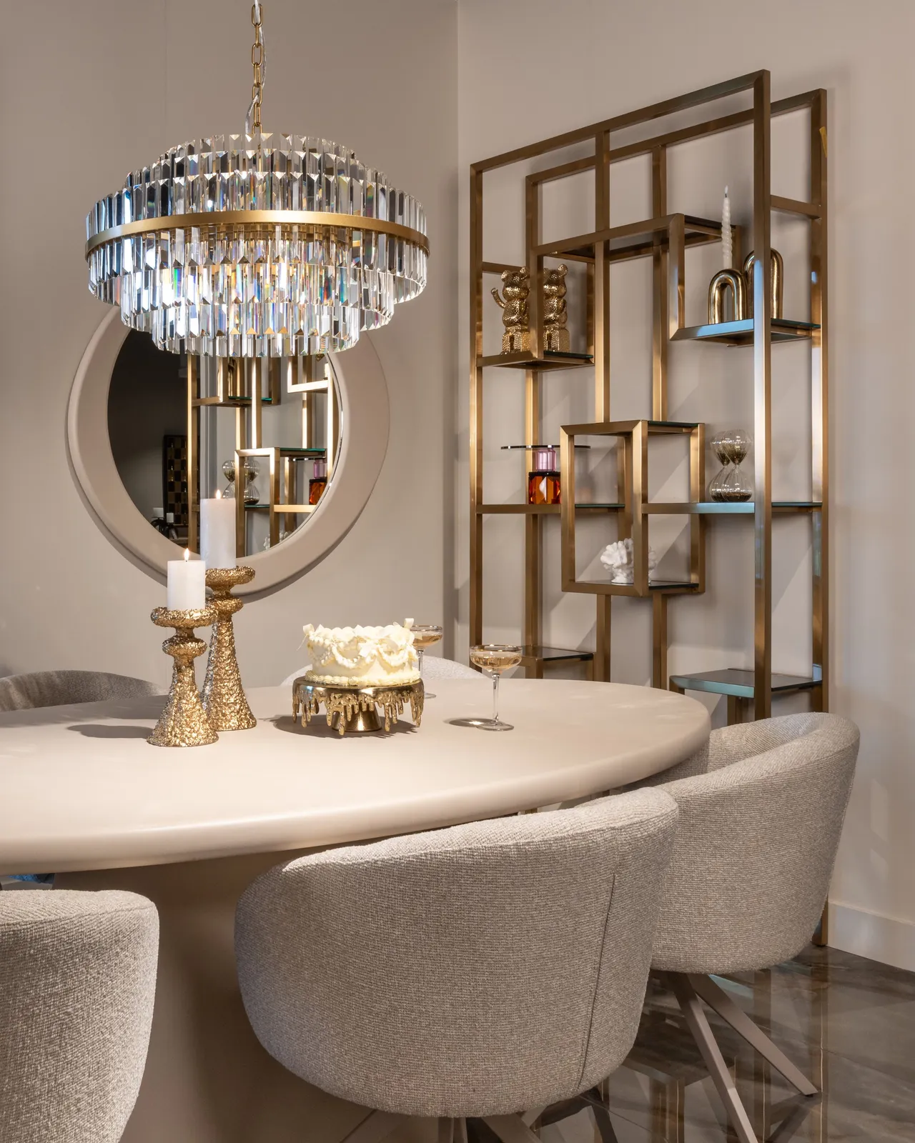 Esstisch Clayton in beige, 220x115x76 cm - Image 3