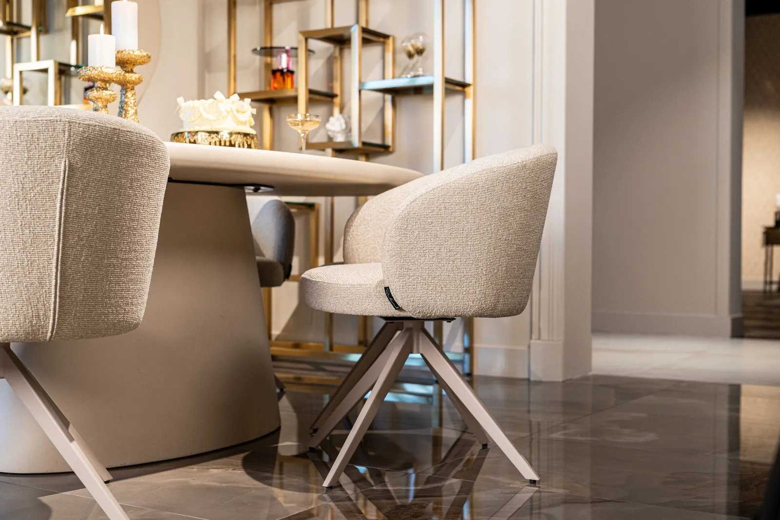 Esstisch Clayton in beige, 220x115x76 cm - Image 4