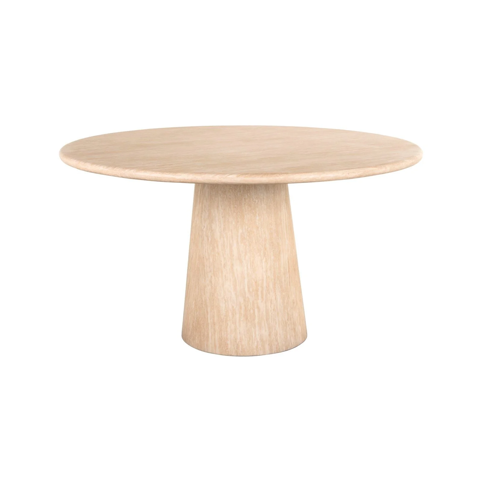 Esstisch Fictus in beige, 140x140x75,5