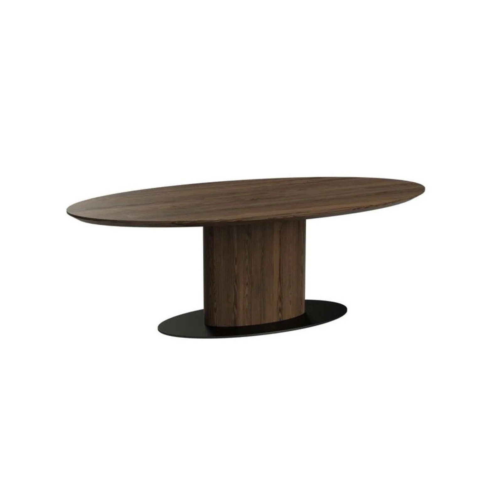 Esstisch Gordon aus Eichenfurnier in braun, 210x105x76 cm - Image 2