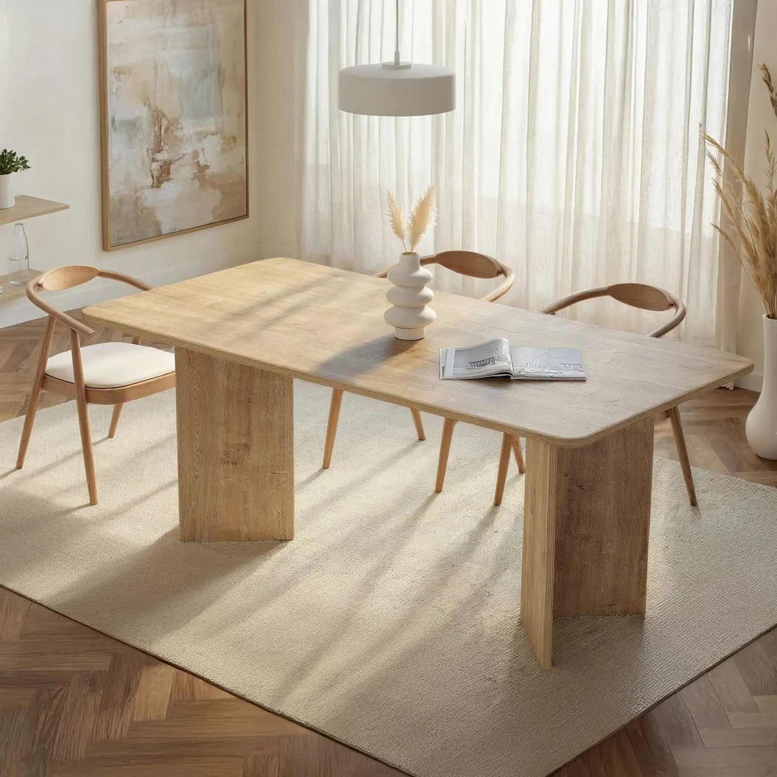Esstisch Linza aus melaminbeschichteten Holz, 180×90×75 cm - Image 40