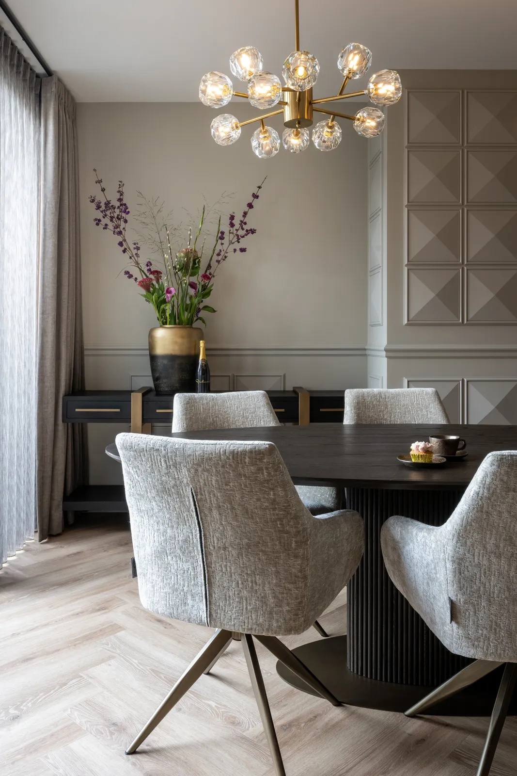 Esstisch Luxor aus Eiche in braun, 235x110x75 cm - Image 5
